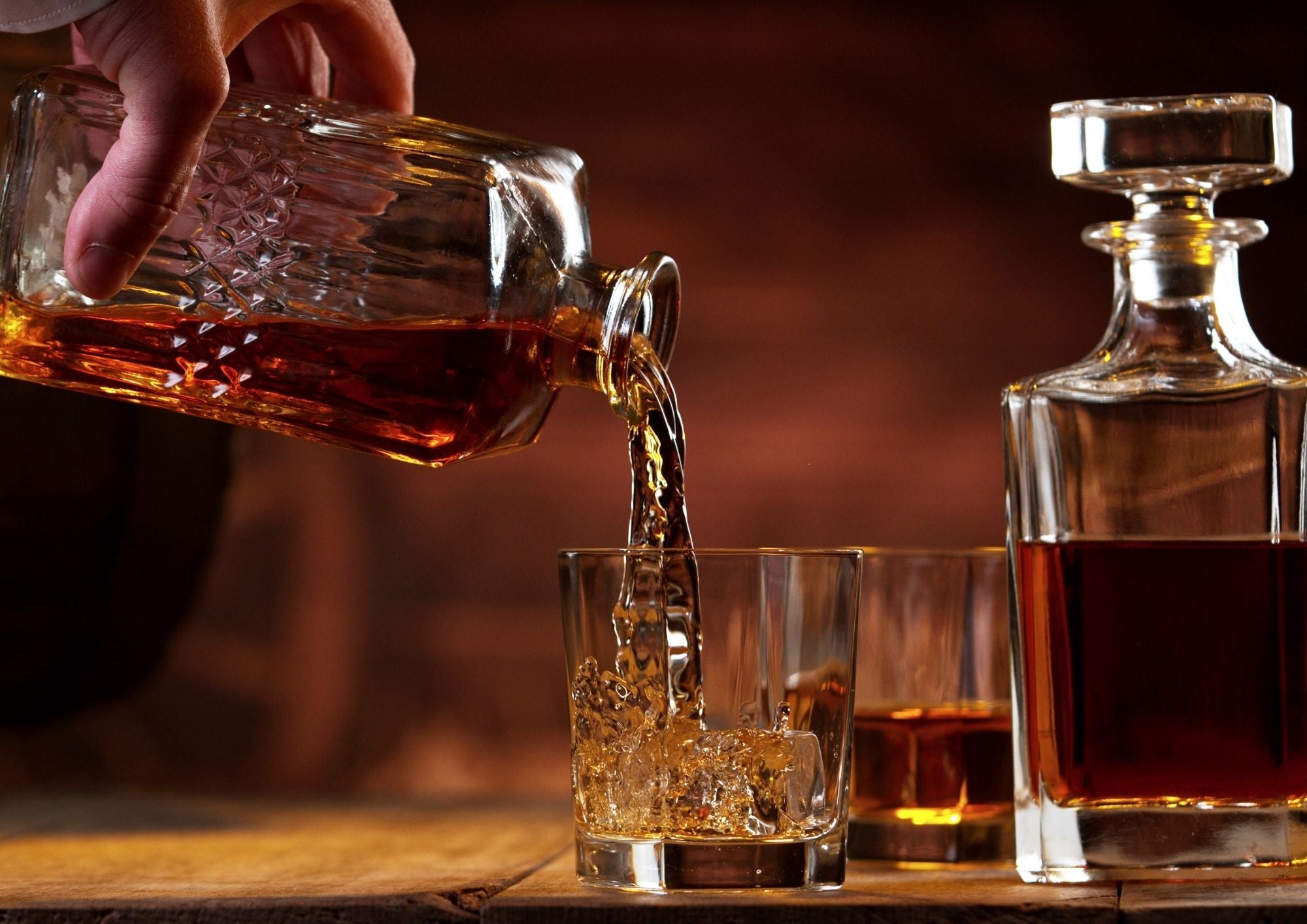 Whisky einschenken
