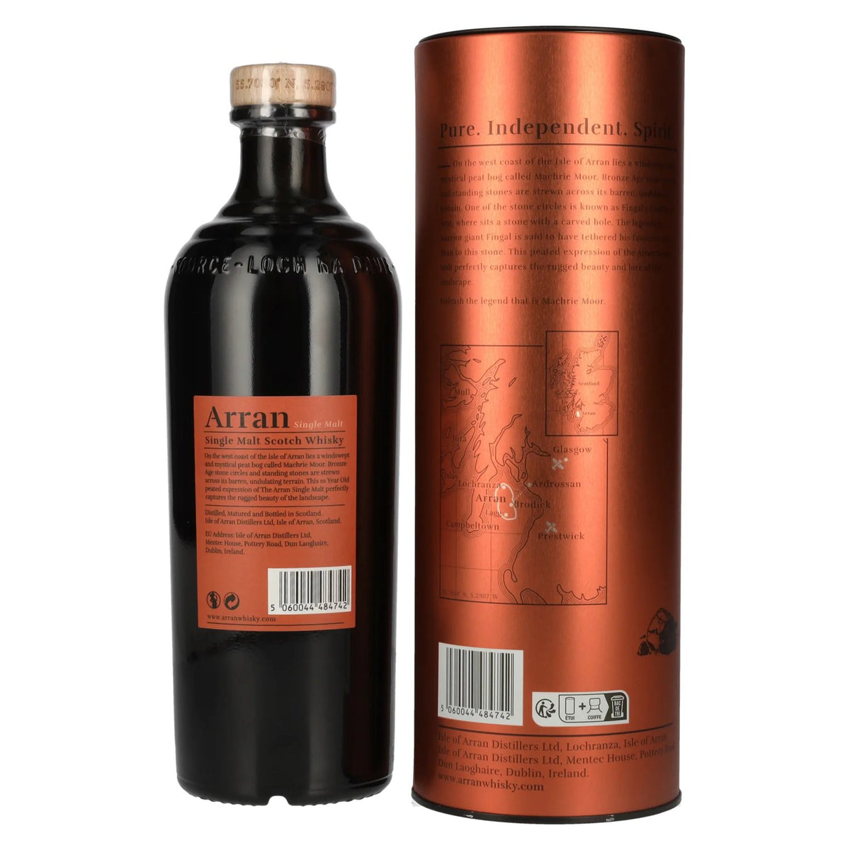 Arran MACHRIE MOOR 10 Years Old Peated Lochranza Malt 46% Vol. 0,7l en Tinbox