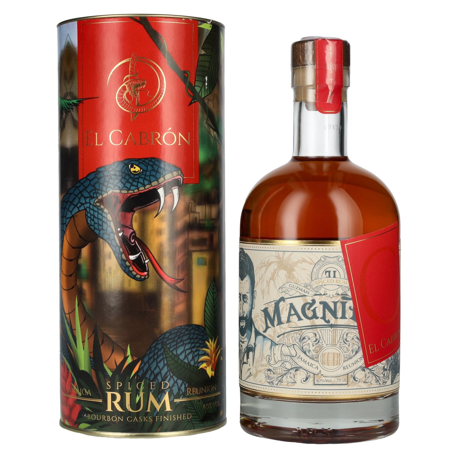 El Cabrón Spiced Rum 40% vol. 0,7l en boîte cadeau