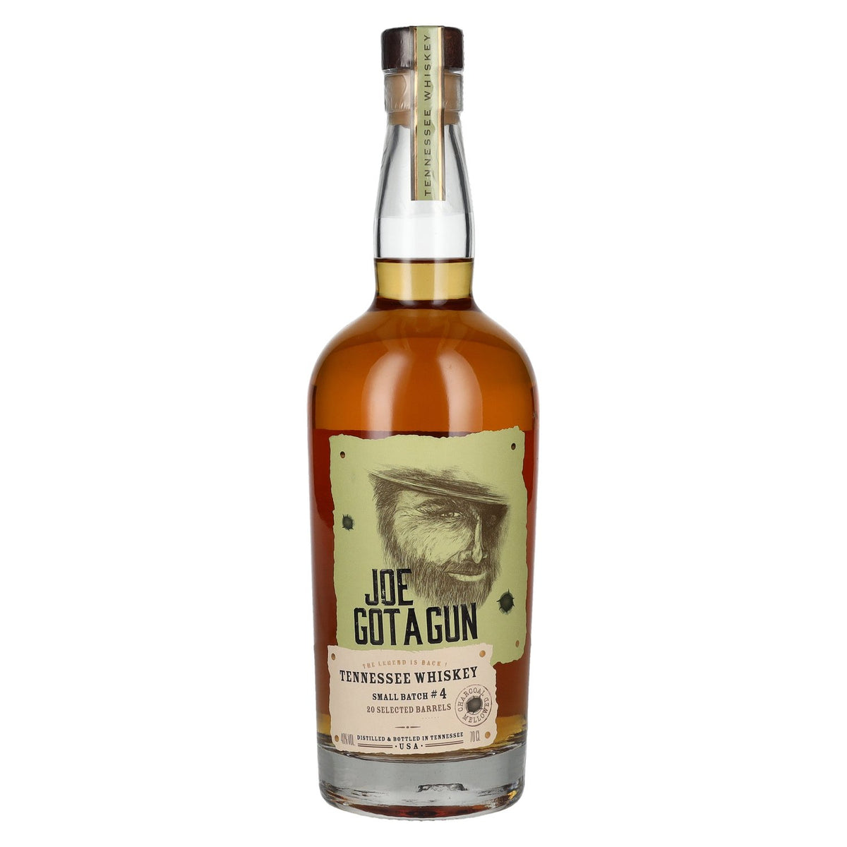 Joe Got A Gun Tennessee Whiskey 20 Private Barrels Batch No. 4 40% ABV 0.7l