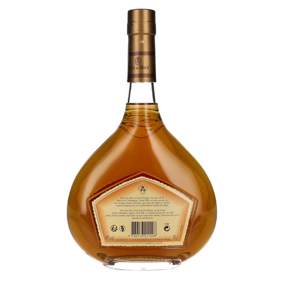 Clés des Ducs Armagnac V.S. 40% vol. 0,7l