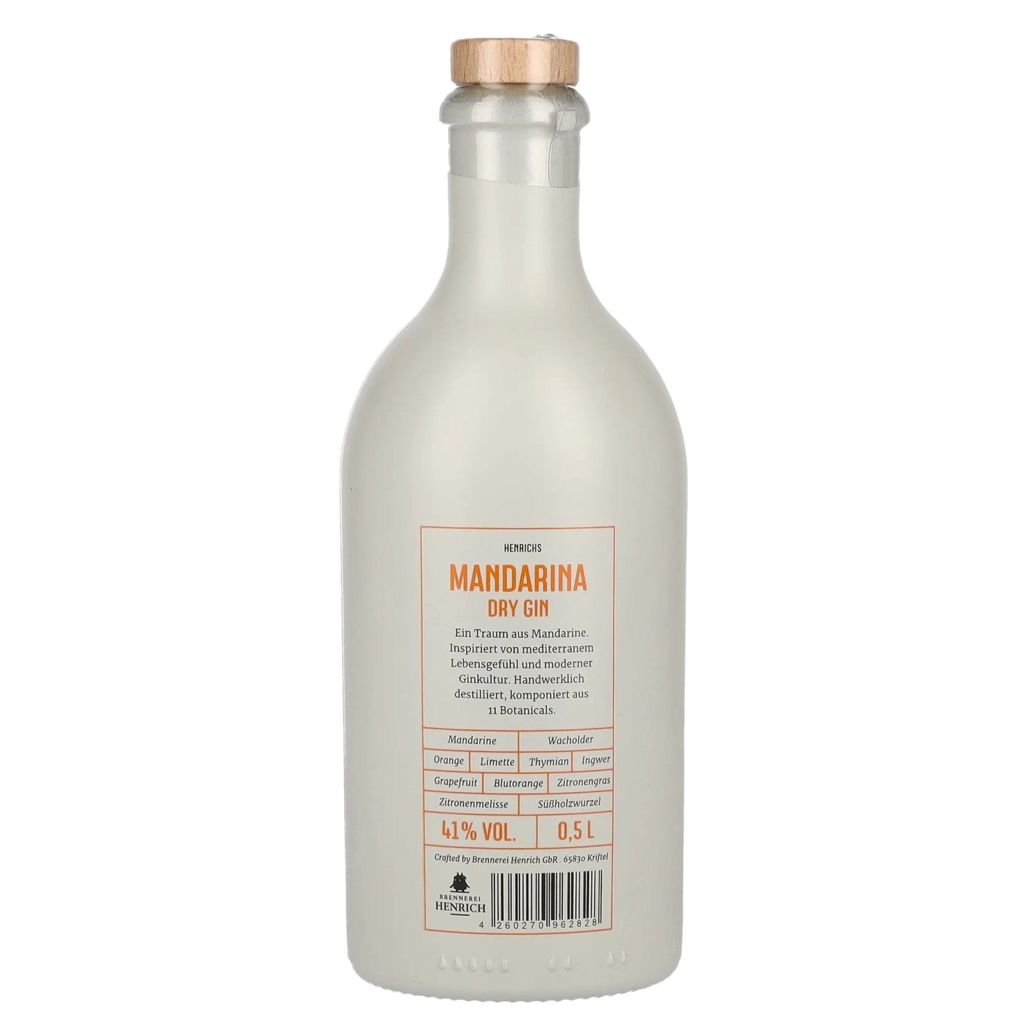 Mandarina Dry Gin 41% vol. 0,5l