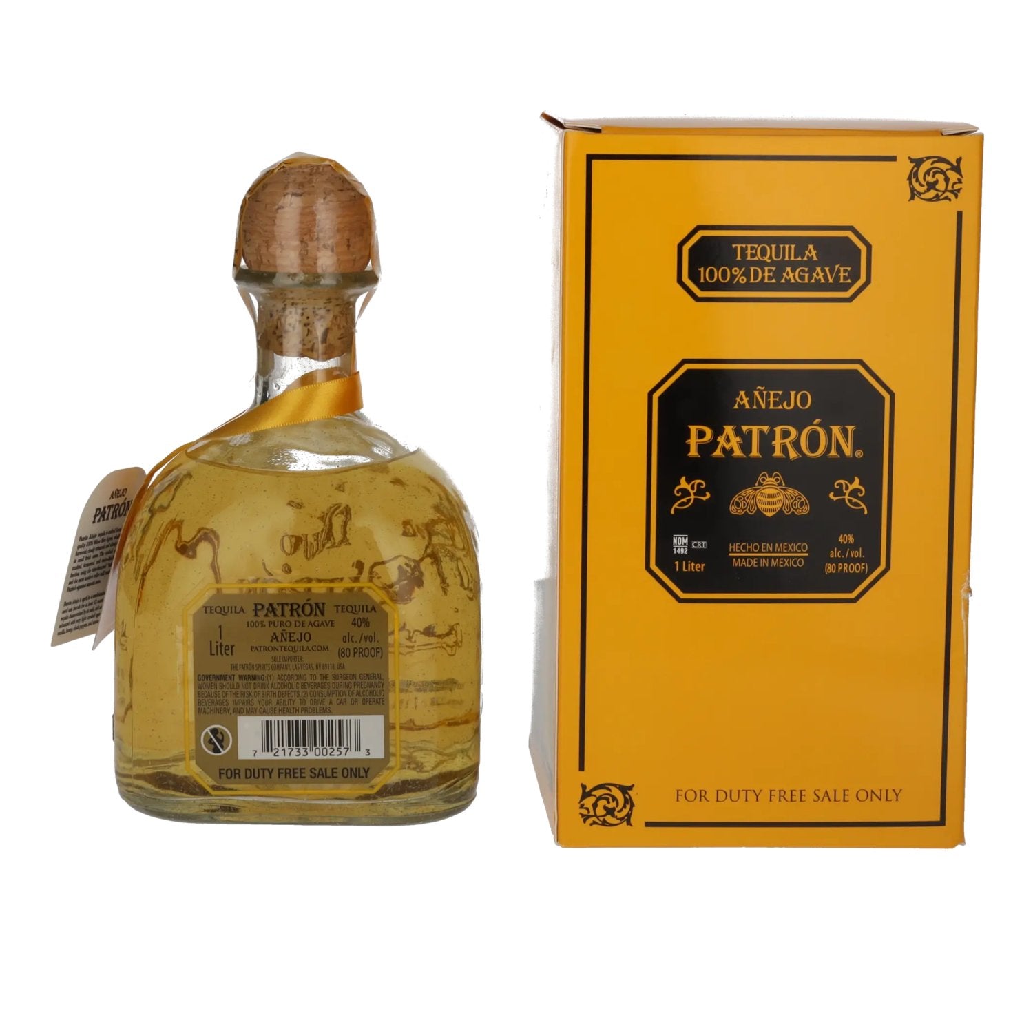 Patrón Tequila Añejo 40% Vol. 1l in Geschenkbox
