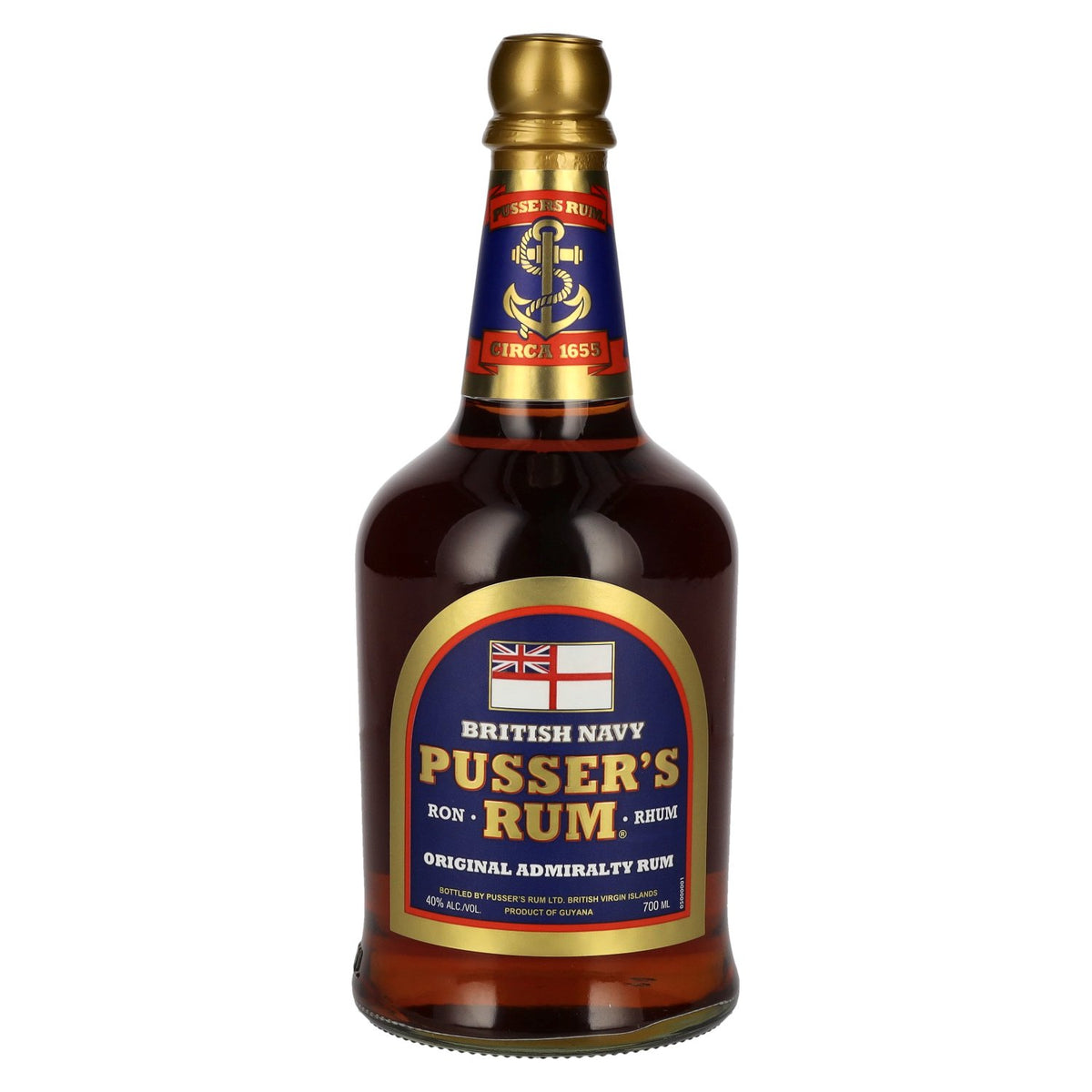 Pusser's Original Admiralty Rum 40% vol. 0,7l