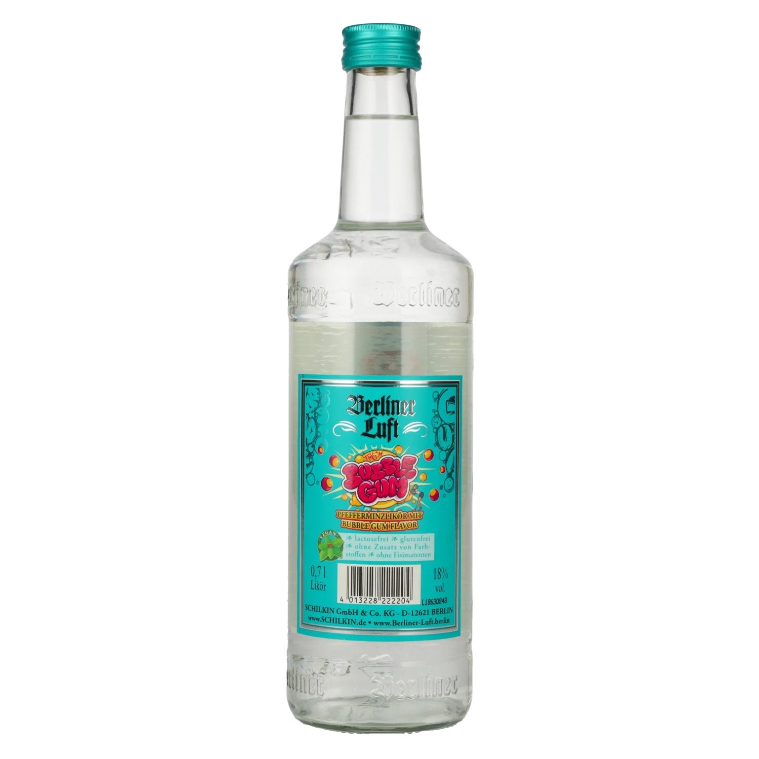 Berliner Luft BUBBLE GUM Der Frische Pfefferminzlikör 18% Vol. 0,7l