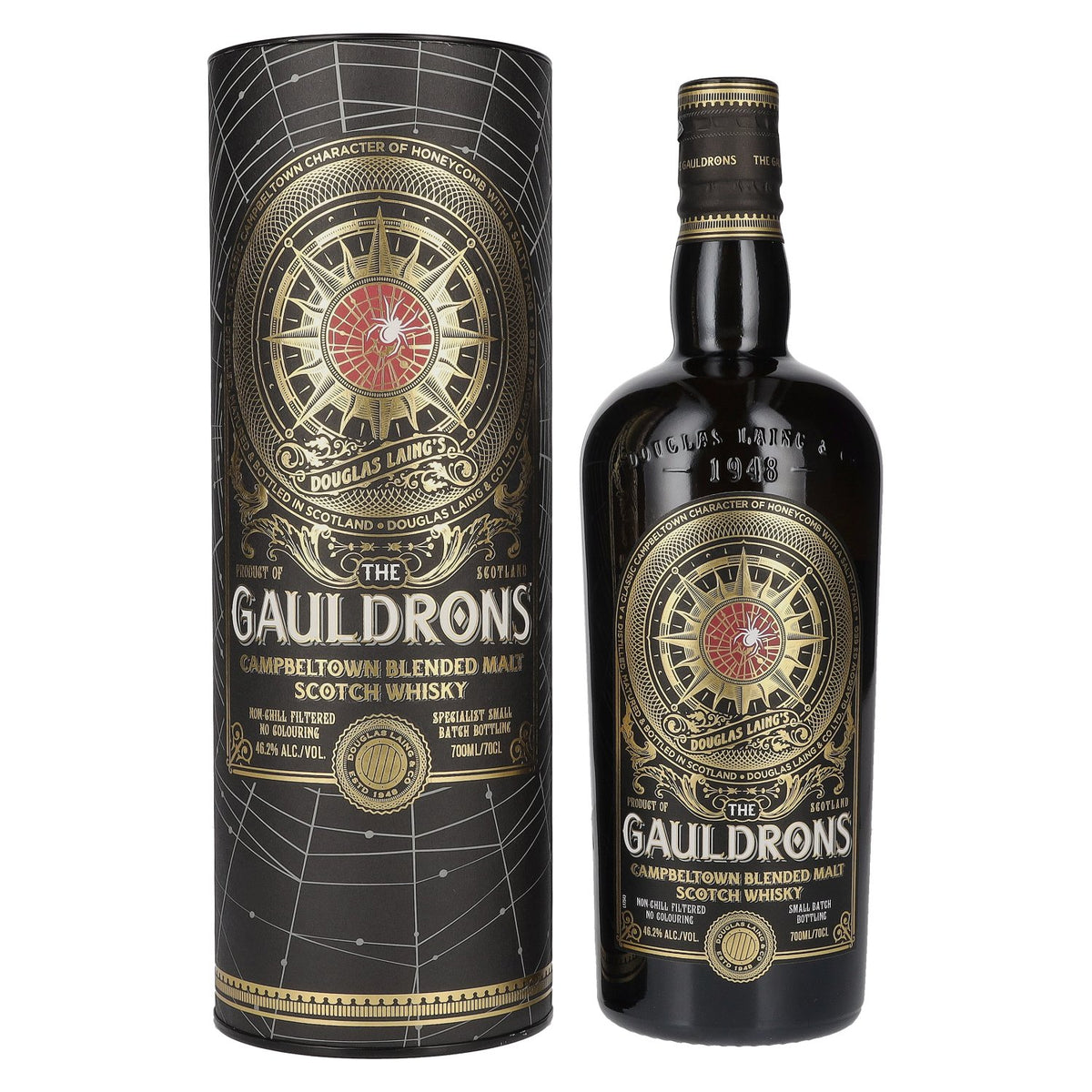 Douglas Laing THE GAULDRONS Small Batch Bottling 46,2% Vol. 0,7l en coffret cadeau