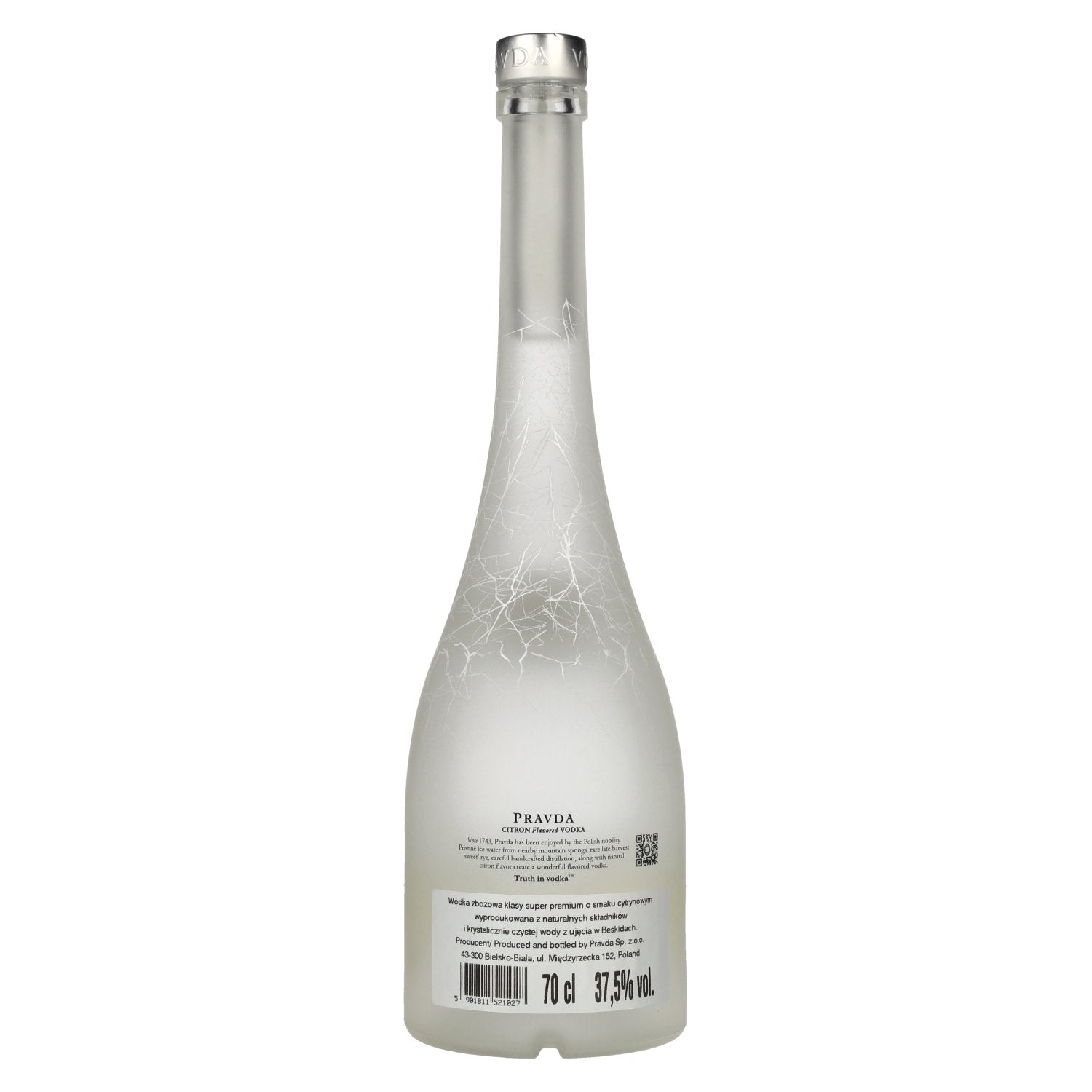 Pravda CITRON Flavoured Vodka 37,5% Vol. 0,7l
