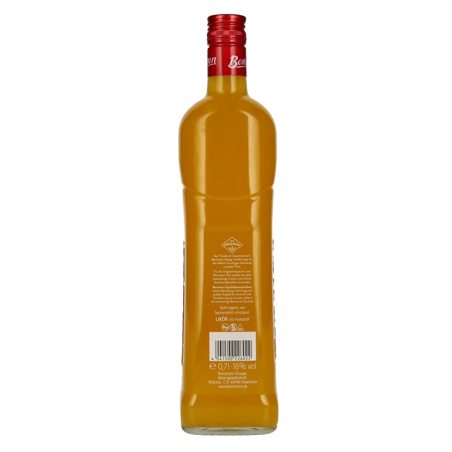 Berentzen Mango Vanilla Liqueur 16% Vol. 0,7l