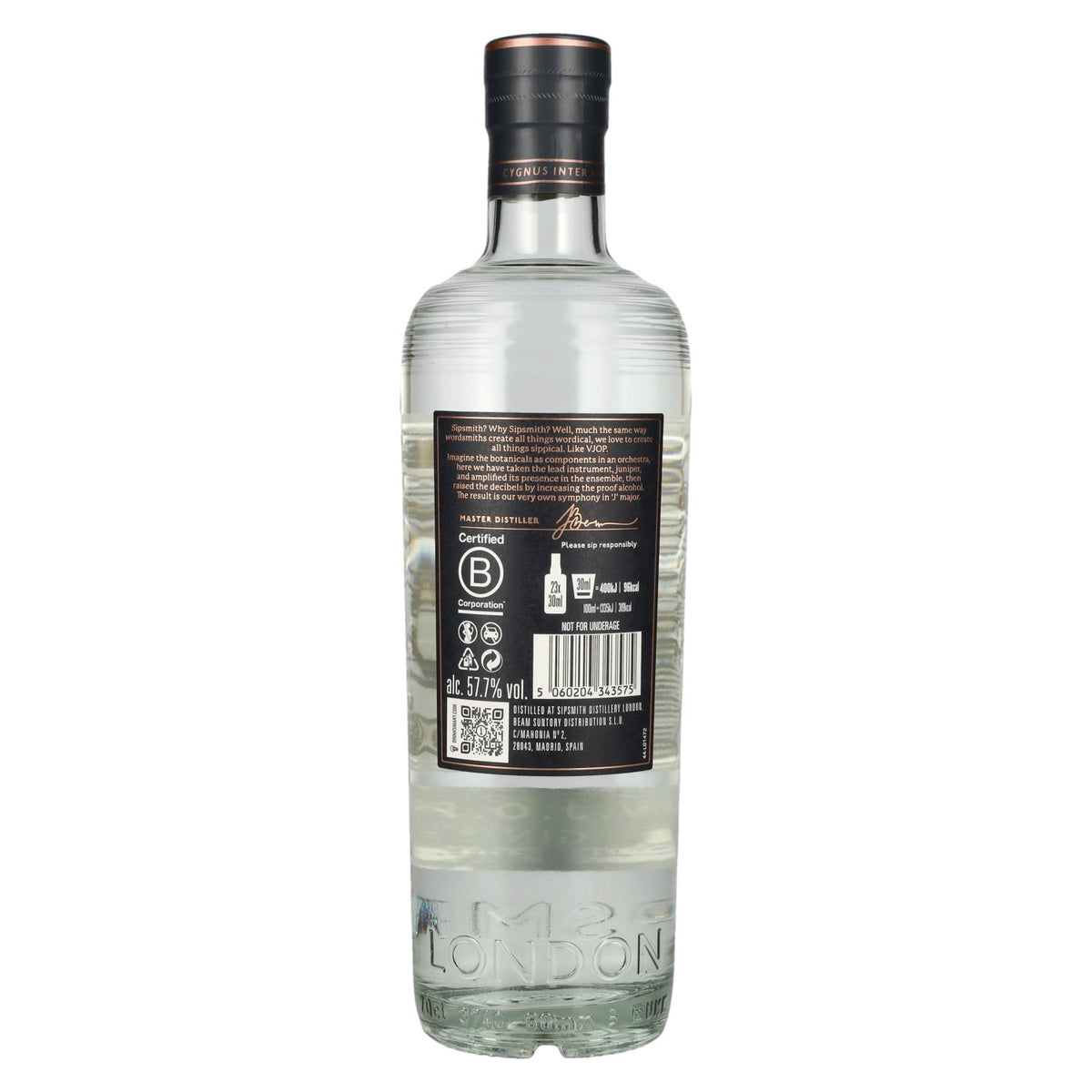 Sipsmith London V.J.O.P. Gin 57.7% vol. 0.7l