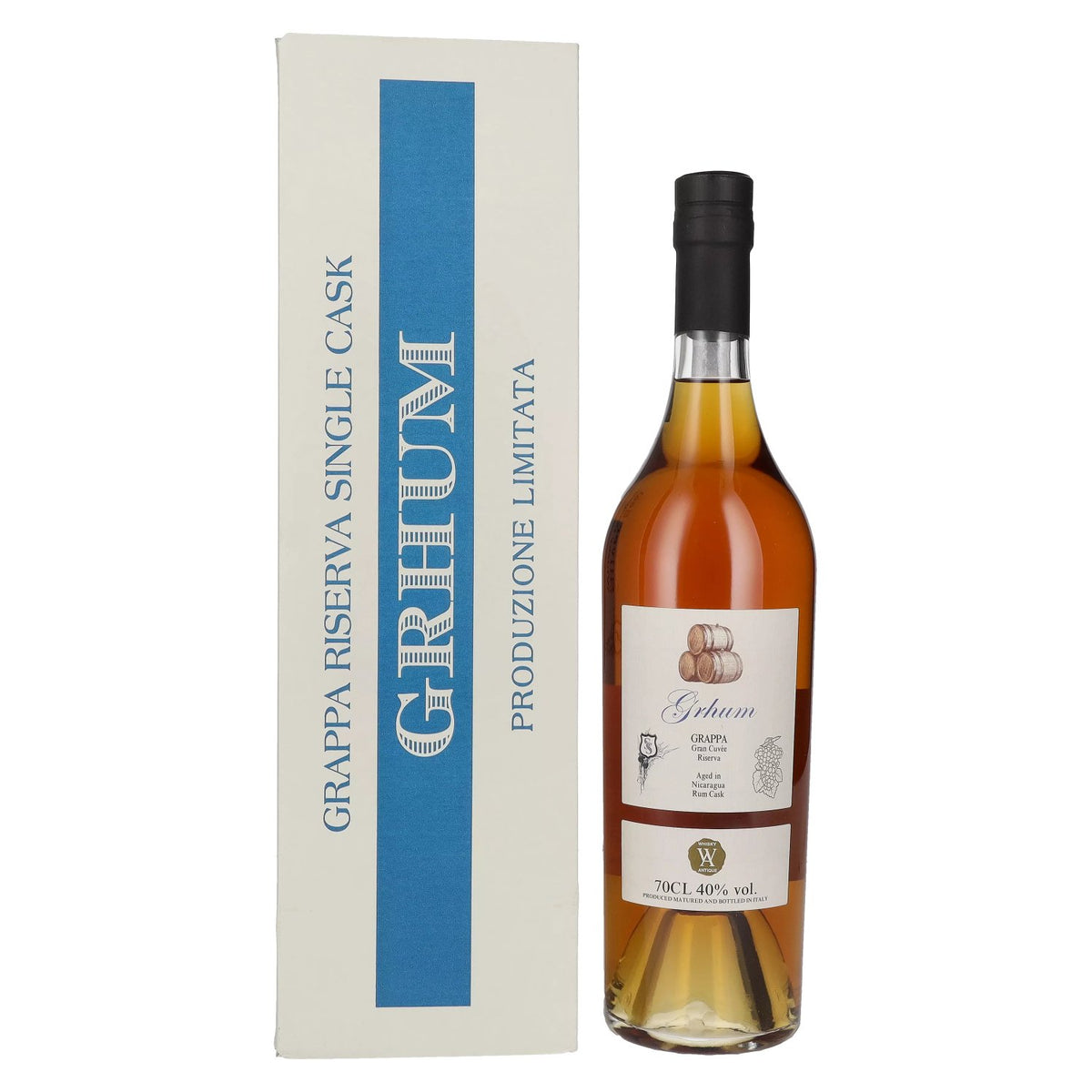 Silver Seal Grappa Riserva Single Nicaragua Rum Cask 2023 40% Vol. 0,7l in gift box