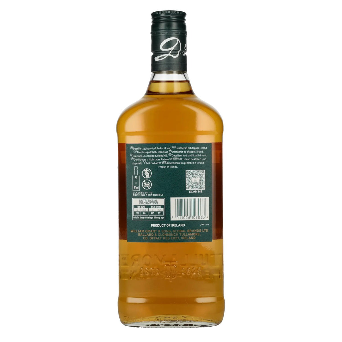 Tullamore D.E.W. Irish Whiskey SQUARE 40% Vol. 0,7l