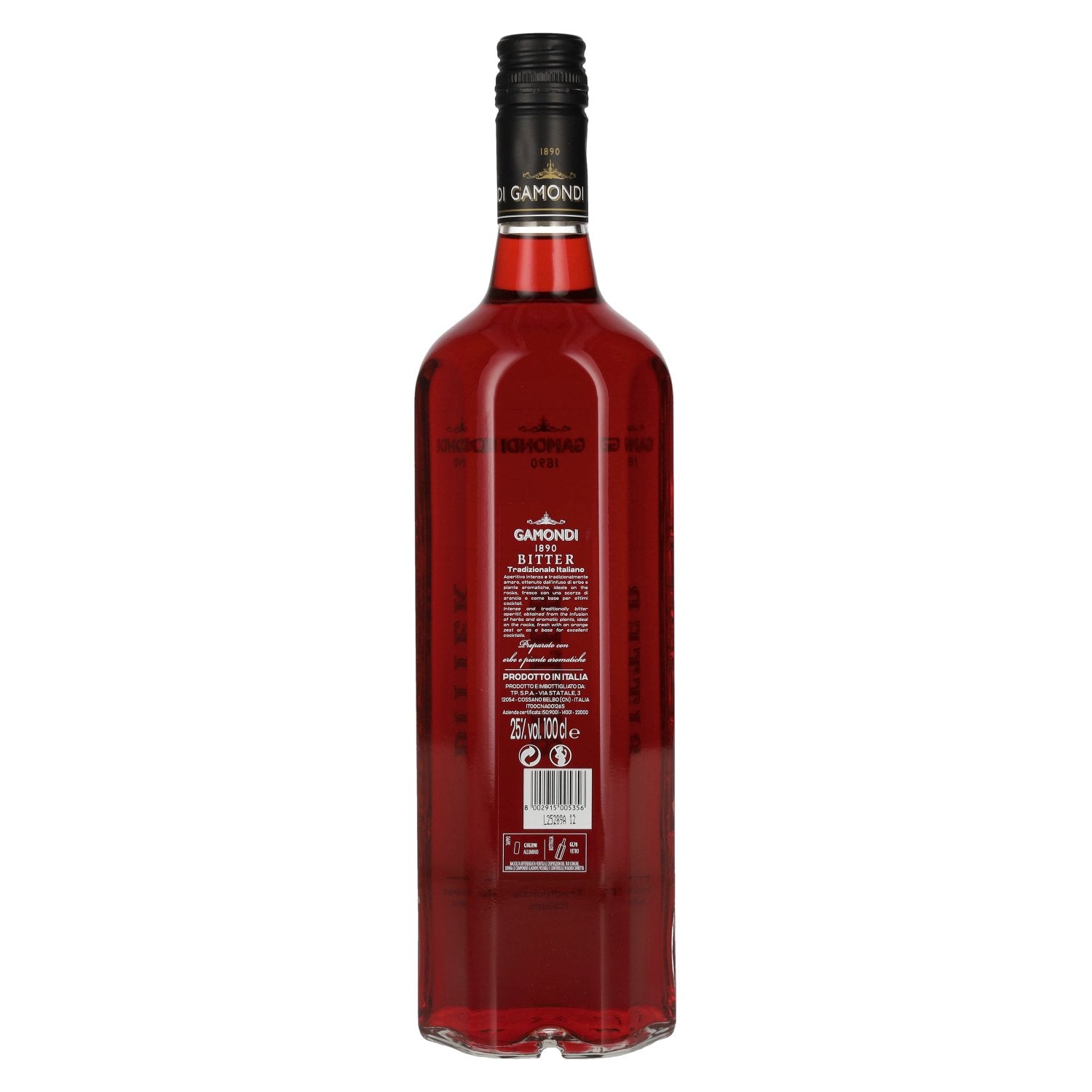 Gamondi Bitter Tradizionale Italiano 25% Vol. 1l