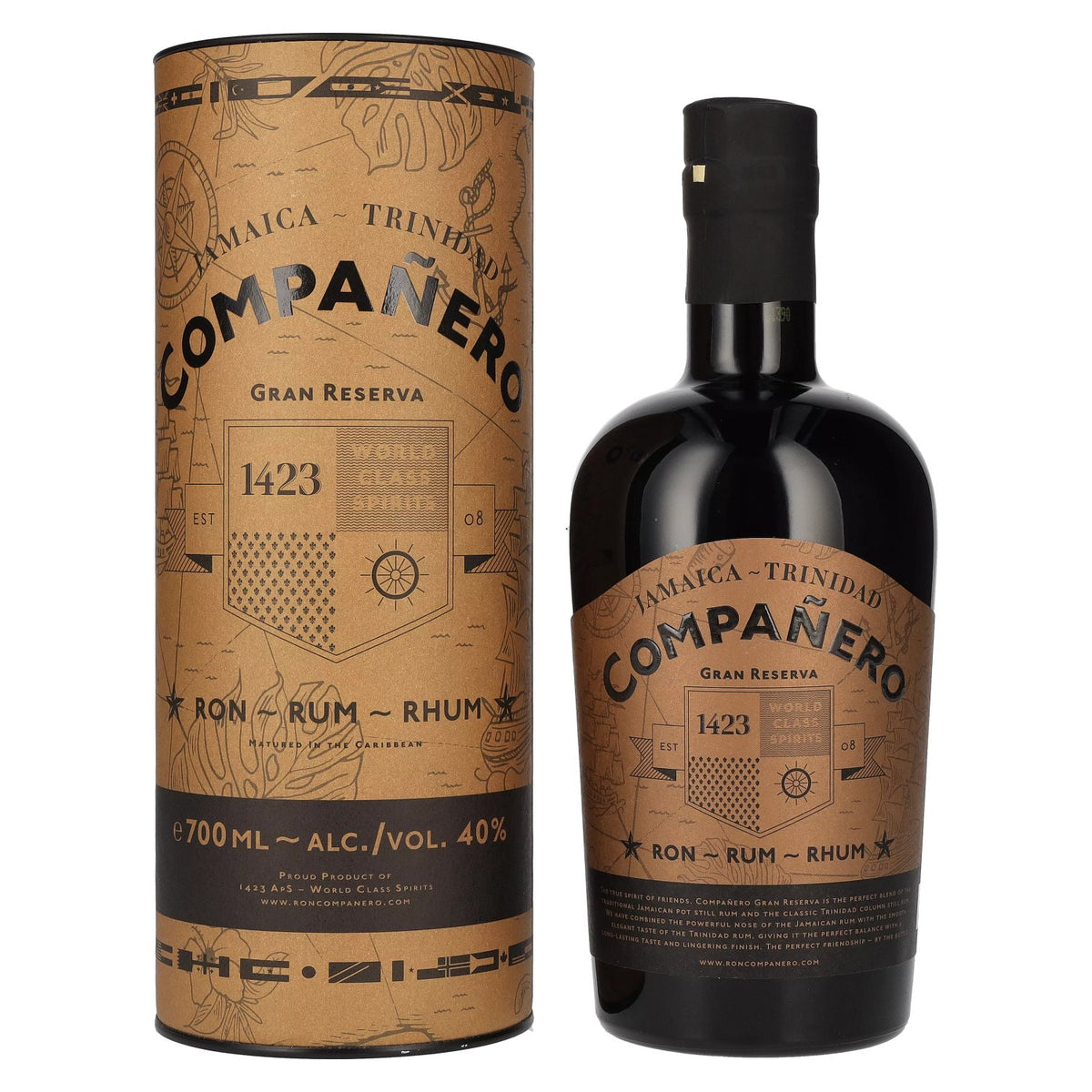 Compañero JAMAICA - Trinidad Gran Reserva Rum 40% Vol. 0,7l in gift box