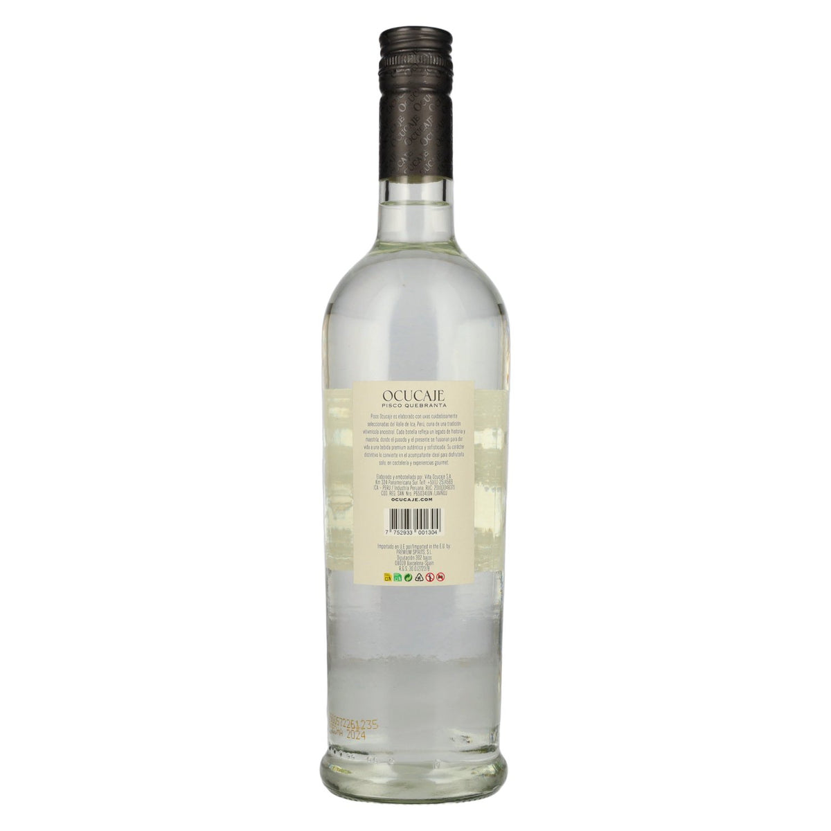 Ocucaje Pisco Quebranta Gota Perú 40% ABV 0.7l