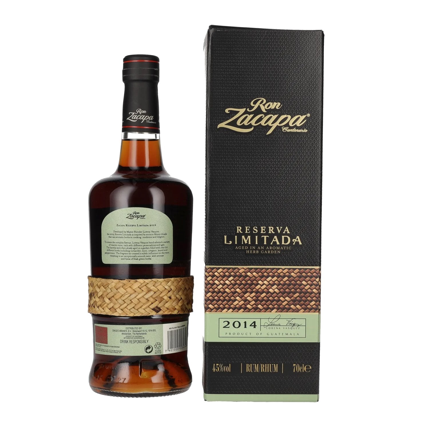 Ron Zacapa Centenario RESERVA LIMITADA 2014 45% Vol. 0,7l in Geschenkbox