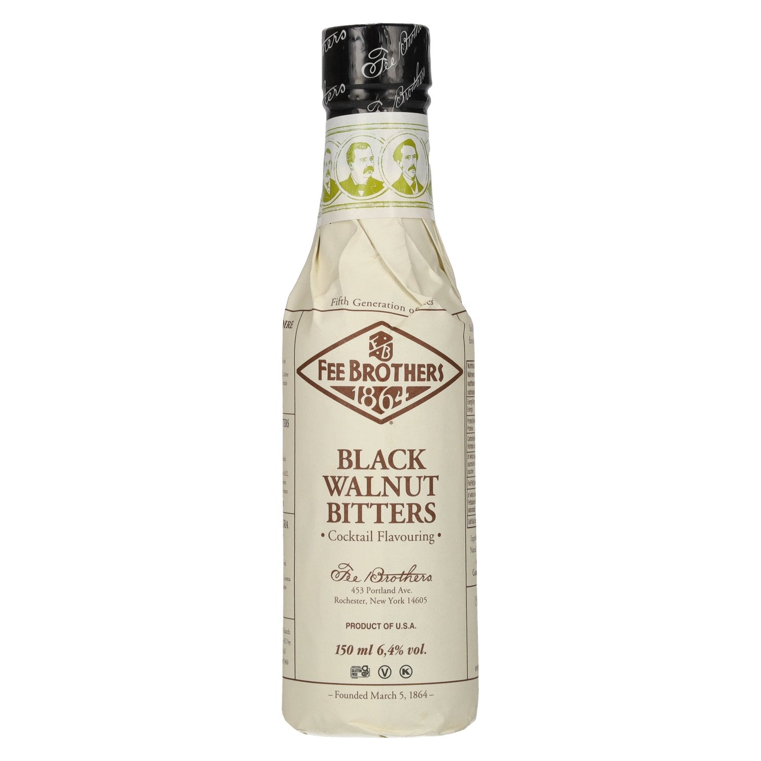 Fee Brothers Black Walnut Bitters 6.4% ABV 0.15l