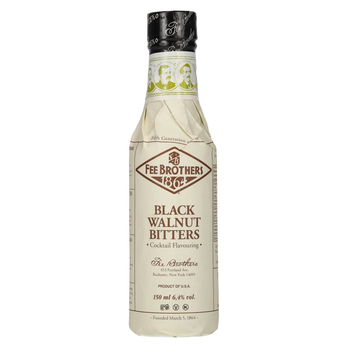 Fee Brothers Black Walnut Bitters 6.4% ABV 0.15l