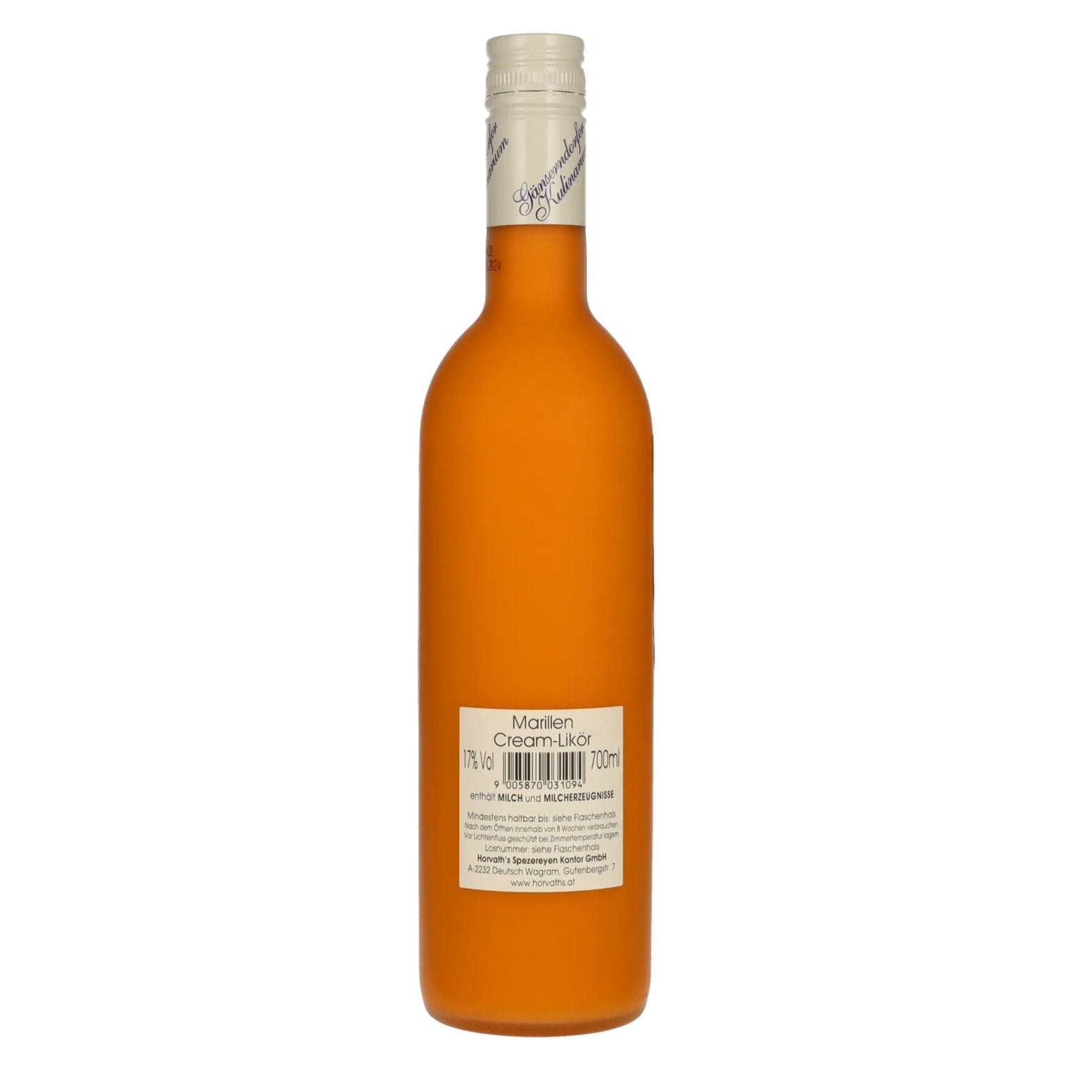 Gänserndorfer Kulinarium Liqueur de crème d'abricots 17% vol. 0,7l