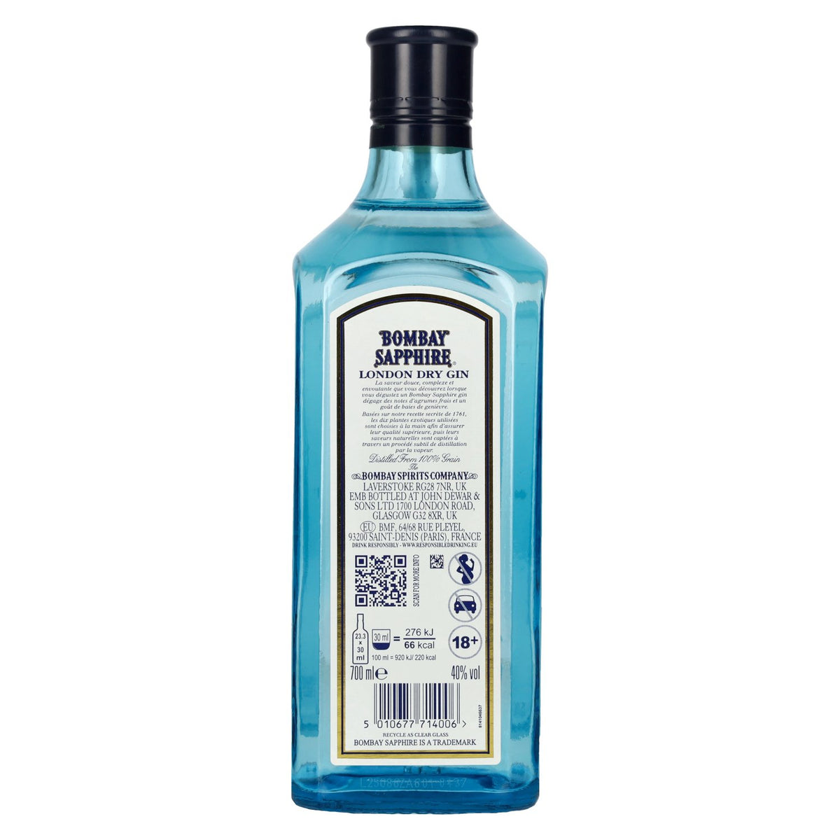 Bombay SAPPHIRE London Dry Gin 40% Vol. 0,7l