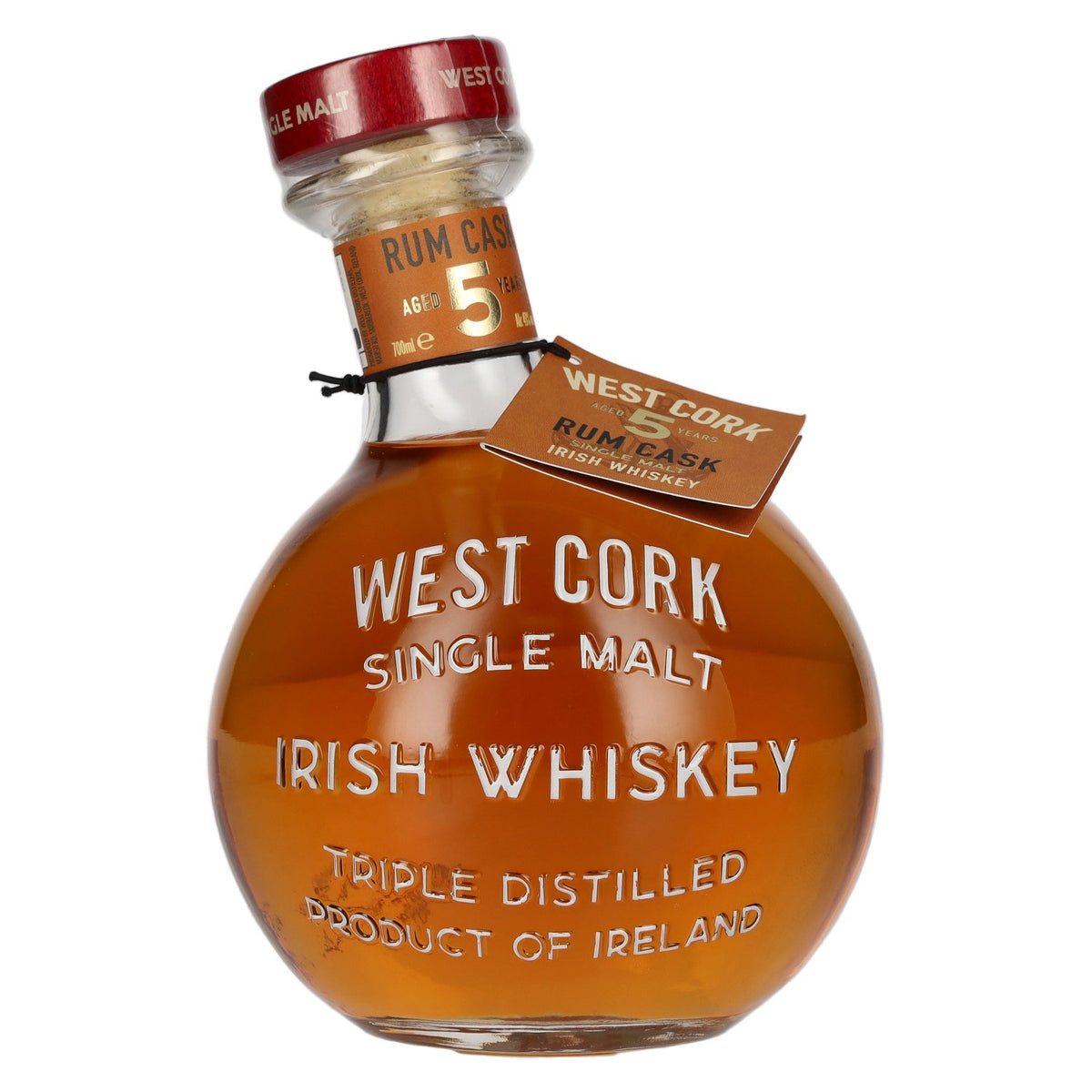 West Cork MARITIME Single Malt Irish Whiskey RUM CASK FINISHED Limited Edition 43% vol. 0.7l