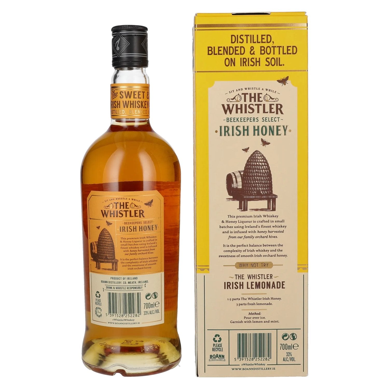 The Whistler IRISH HONEY Irish Whiskey &amp; Honey Liqueur 33% vol. 0,7l en coffret cadeau