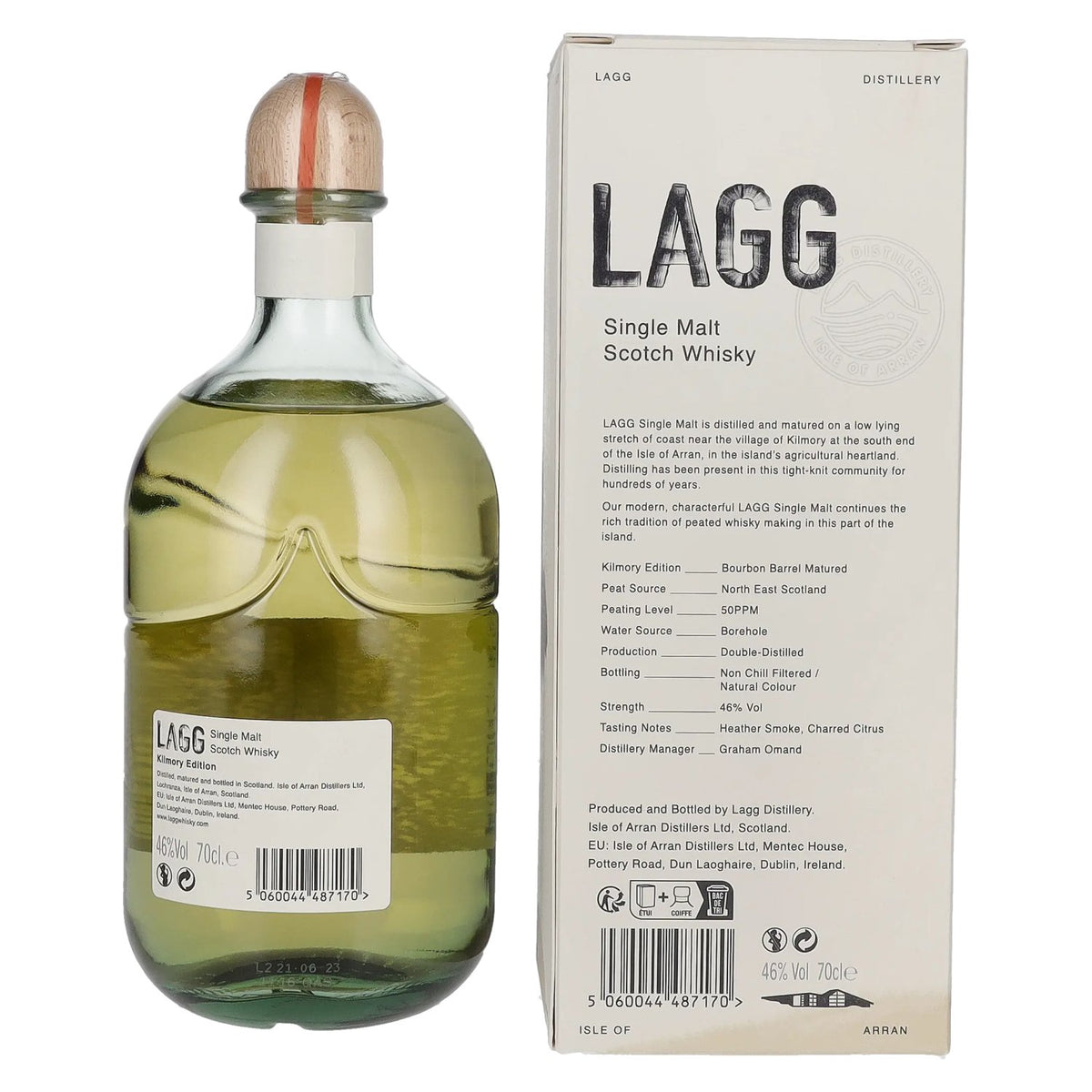 LAGG Single Malt Scotch Whisky Kilmory Edition 46% Vol. 0,7l in Geschenkbox