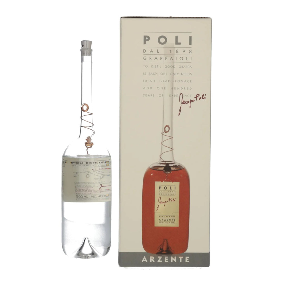 Poli Grappa Amorosa di Dicembre Torcolato 40% vol. 0,5l en boîte cadeau