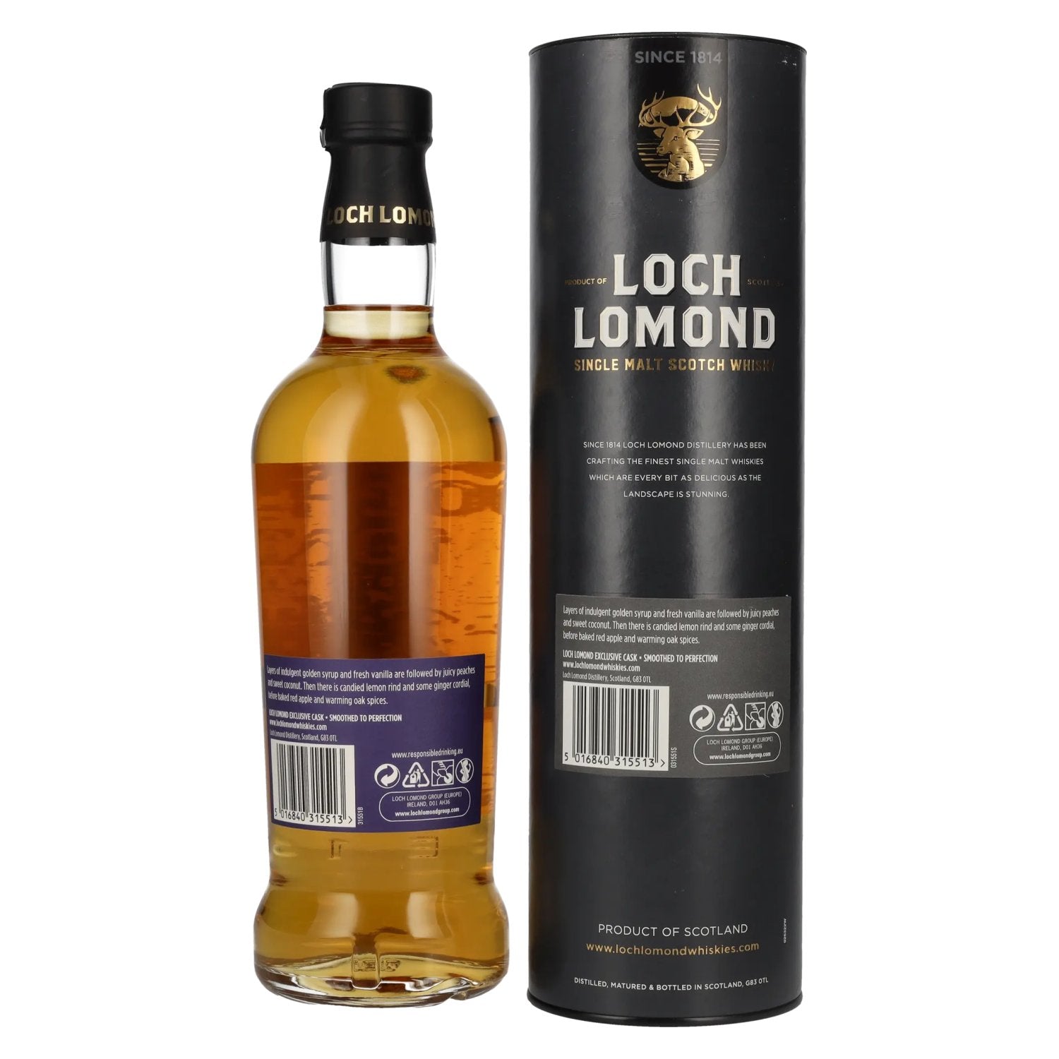 Loch Lomond 9 Years Old VIENNA EDITION Exclusiv Cask Single Malt Scotch Whisky 56,3% Vol. 0,7l en coffret cadeau