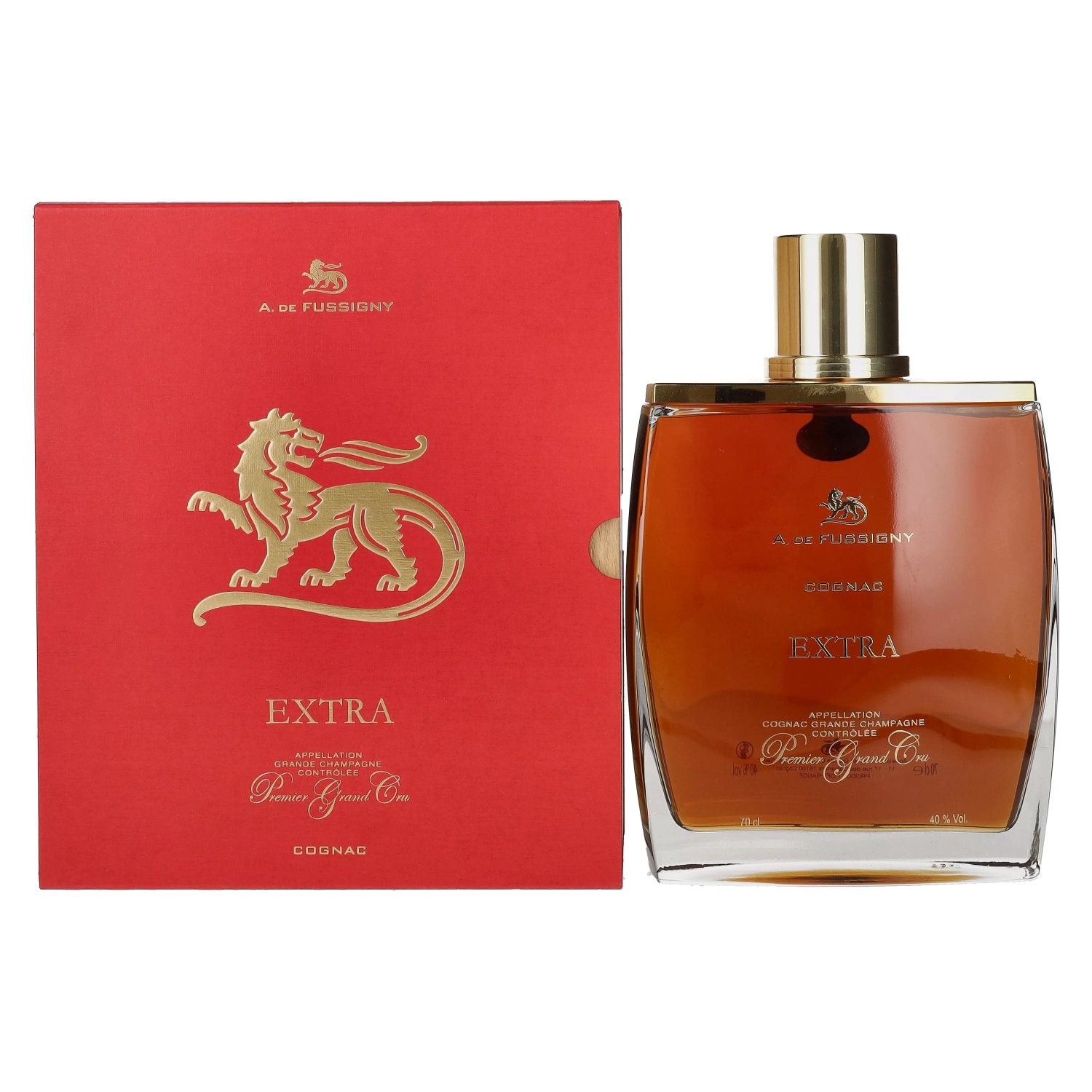 A. de Fussigny EXTRA Premier Grand Cru Cognac 40% Vol. 0,7l en coffret cadeau