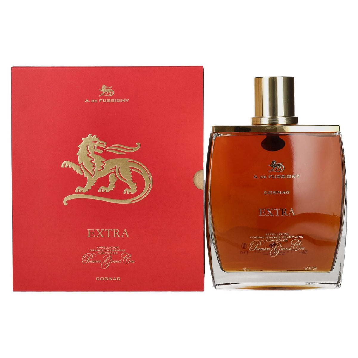 A. de Fussigny EXTRA Premier Grand Cru Cognac 40% Vol. 0,7l en coffret cadeau