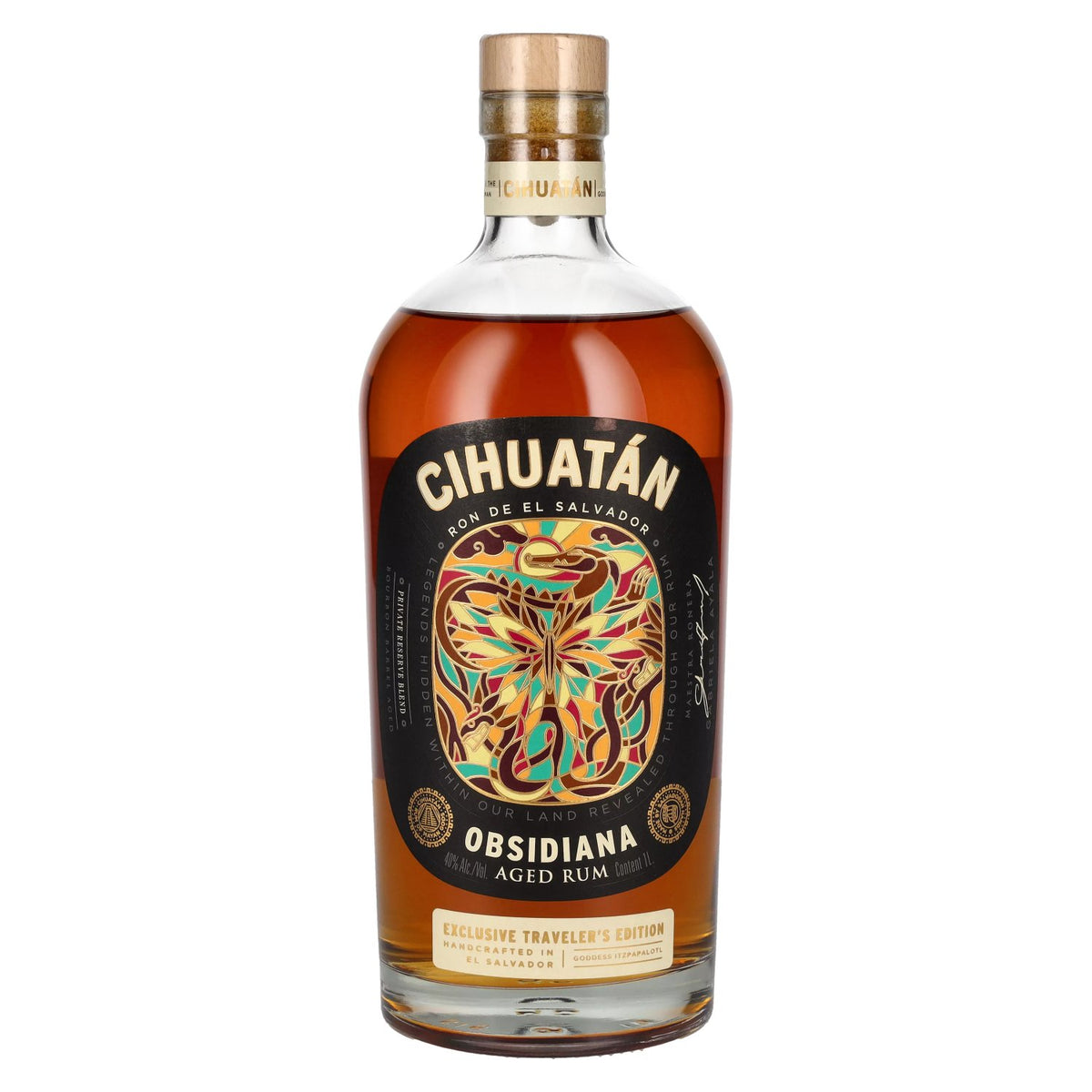 Rhum Cihuatán OBSIDIANA Édition limitée 40 % vol. 1 l