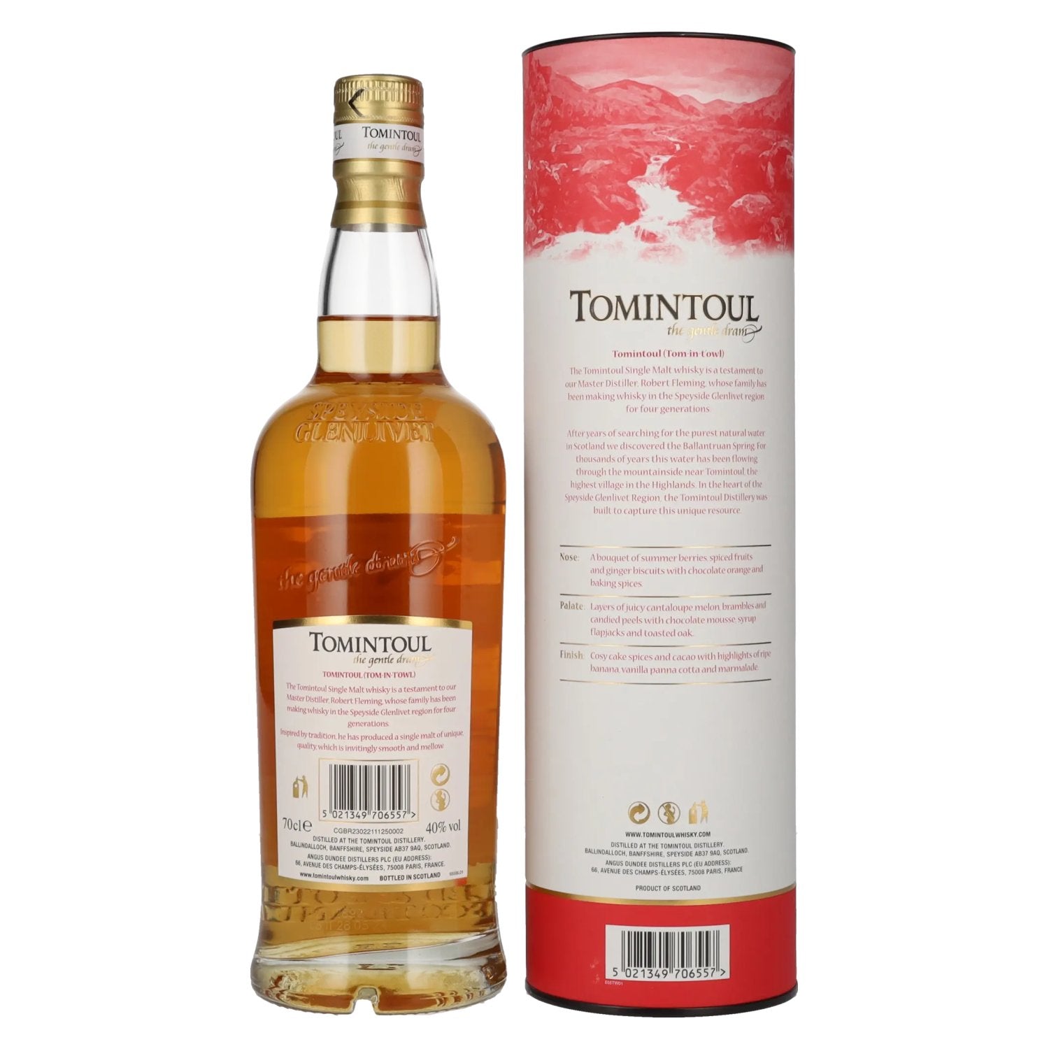 Tomintoul Small Batch Madeira Cask Finish 40% vol. 0,7l en boîte cadeau