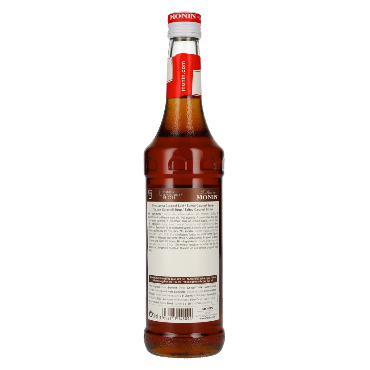 Le Sirop de Monin CARAMEL GALÉE 0,7l