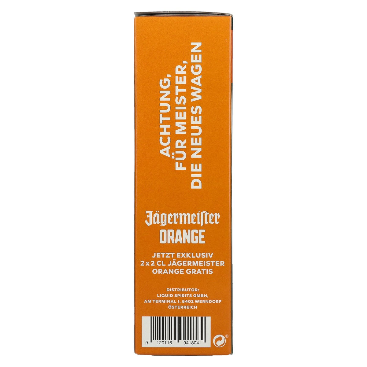Jägermeister On Pack 34,9% Vol. 0,7l with 2 Jägermeister Orange 0,02l