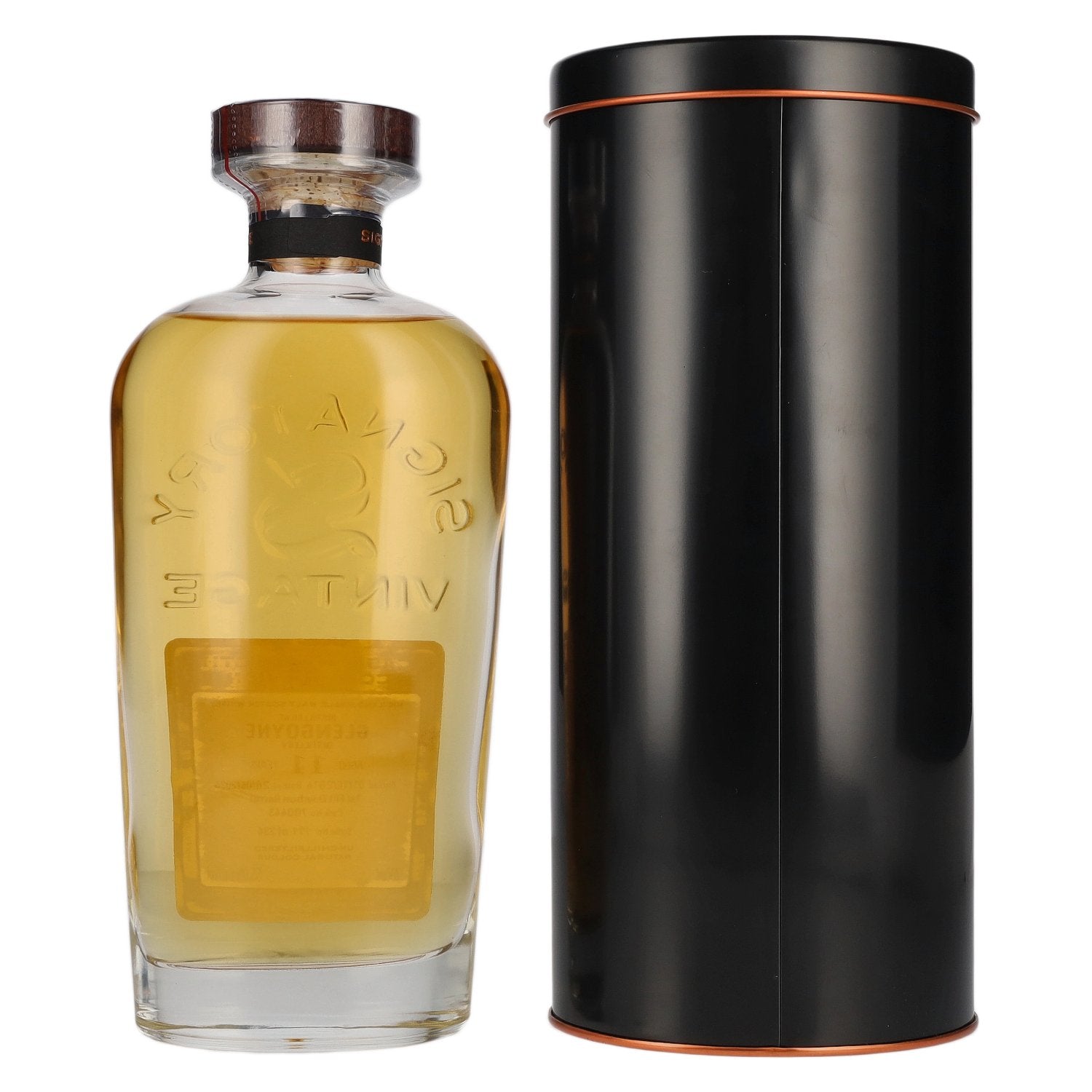 Signatory Vintage GLENGOYNE 11 Years Old 1st Fill Bourbon Barrel Cask Strength #700443 2014 55% Vol. 0,7l in Tinbox