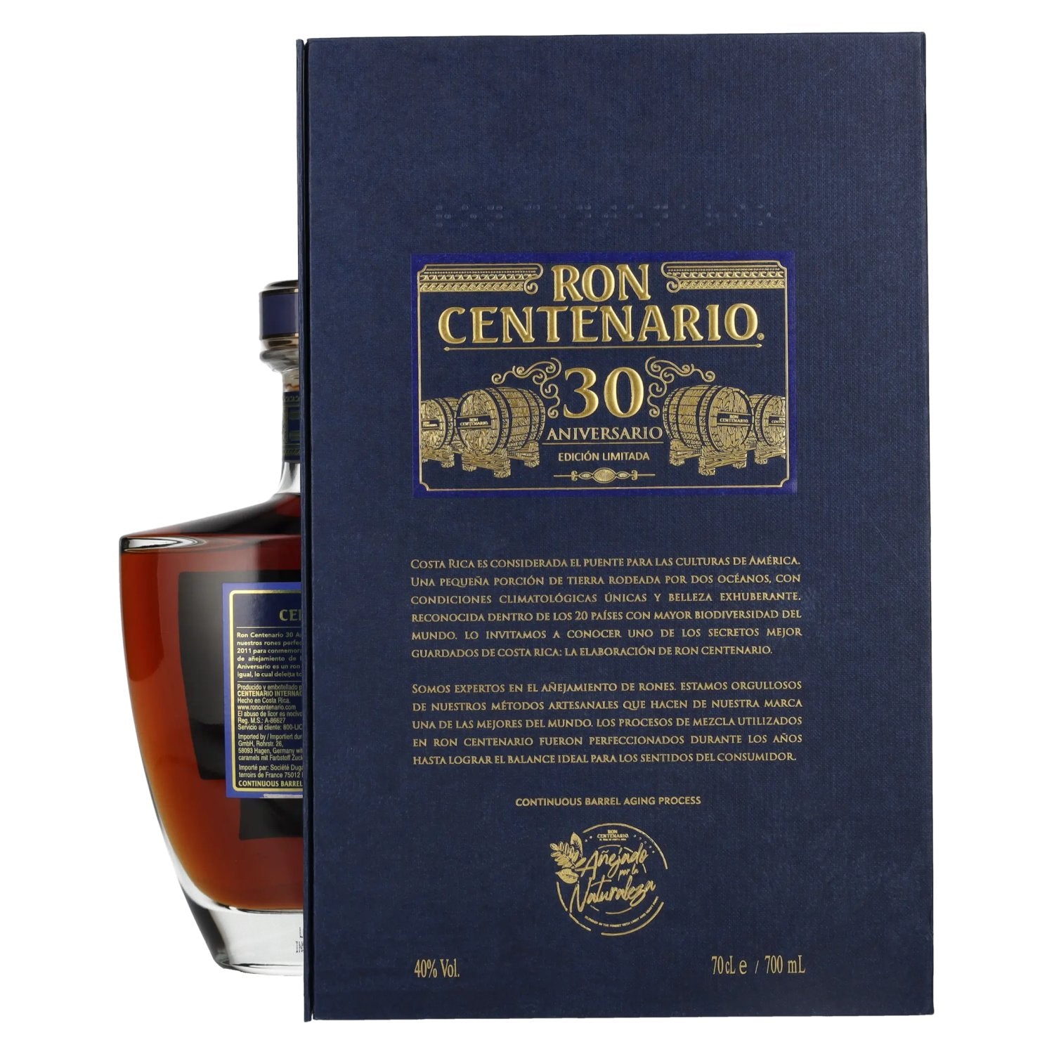 Ron Centenario EDICIÓN LIMITADA 30 Aniversario Rum 40% Vol. 0,7l in gift box