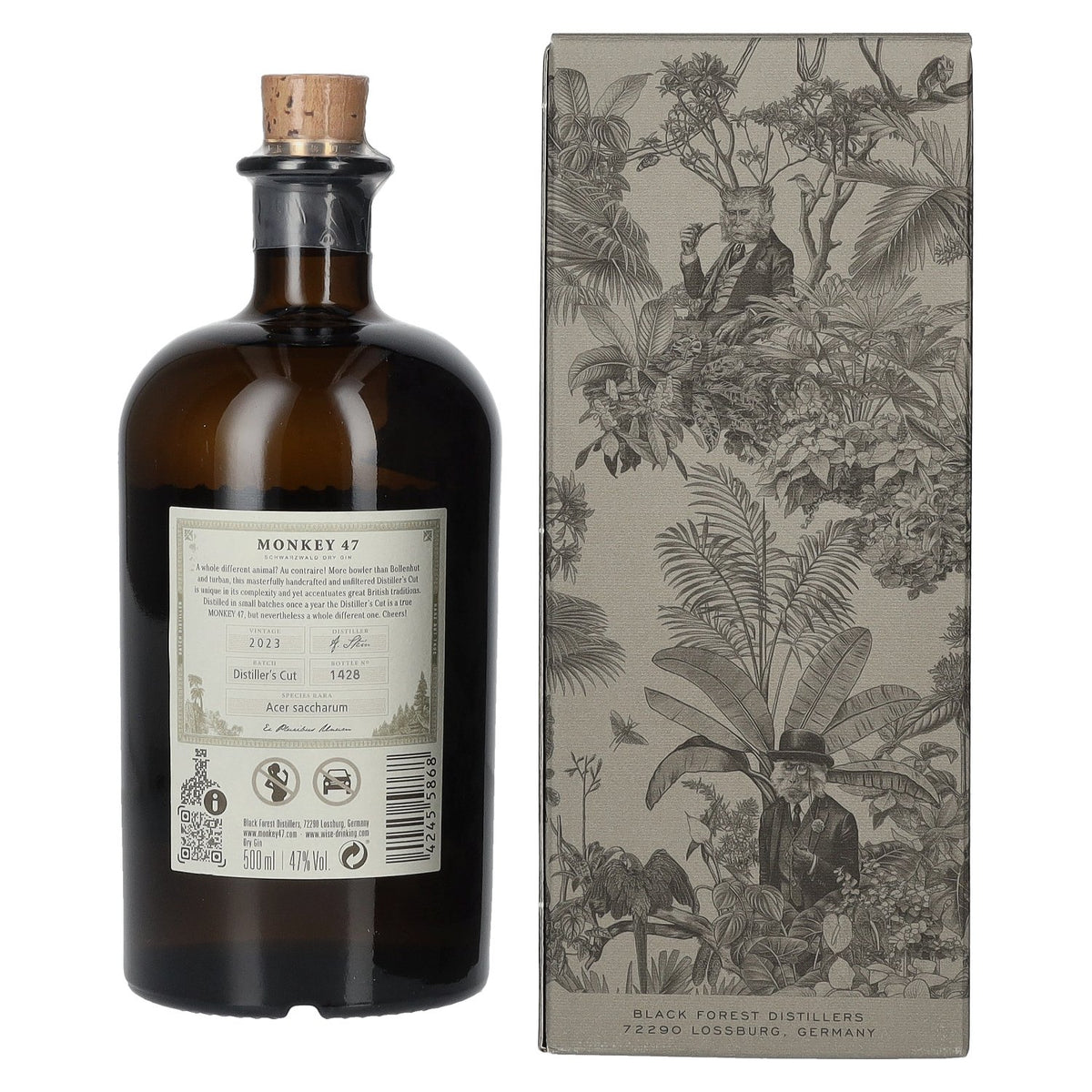 Monkey 47 DISTILLER'S CUT Gin 2023 47% Vol. 0,5l in Geschenkbox