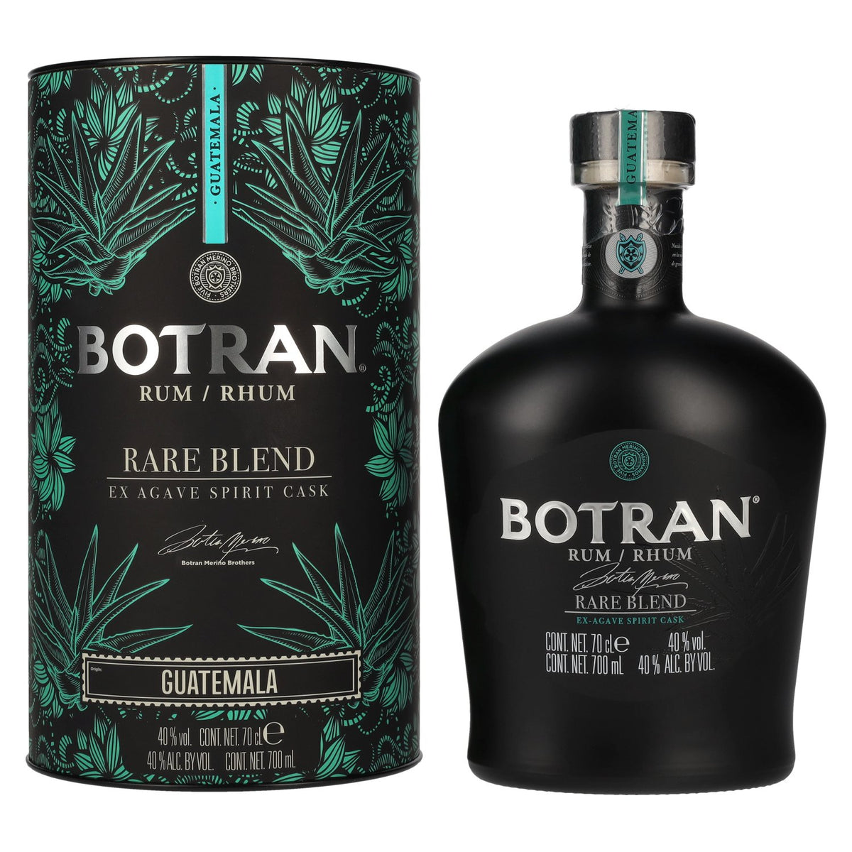 Botran Rhum Guatemala RARE BLEND Ex Agave Spirit Cask 40% Vol. 0,7l en boîte cadeau