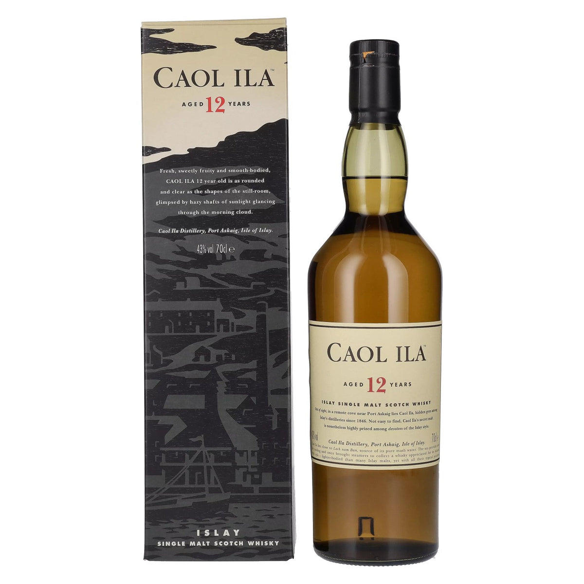 Caol Ila 12 Years Old Islay Single Malt 43% Vol. 0,7l in gift box