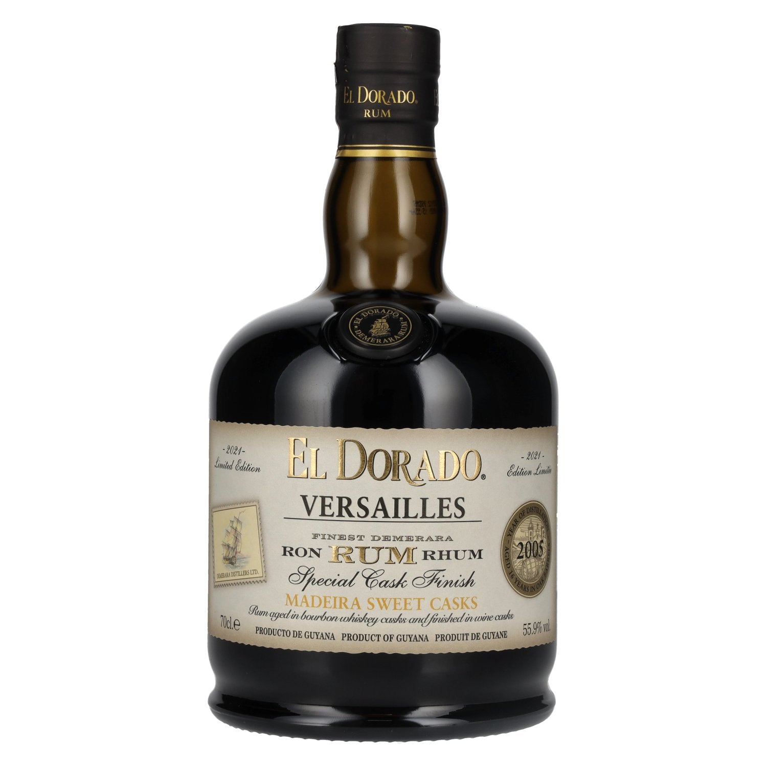 El Dorado Rhum VERSAILLES Special Madeira Sweet Casks 2005 55,9% vol. 0,7l