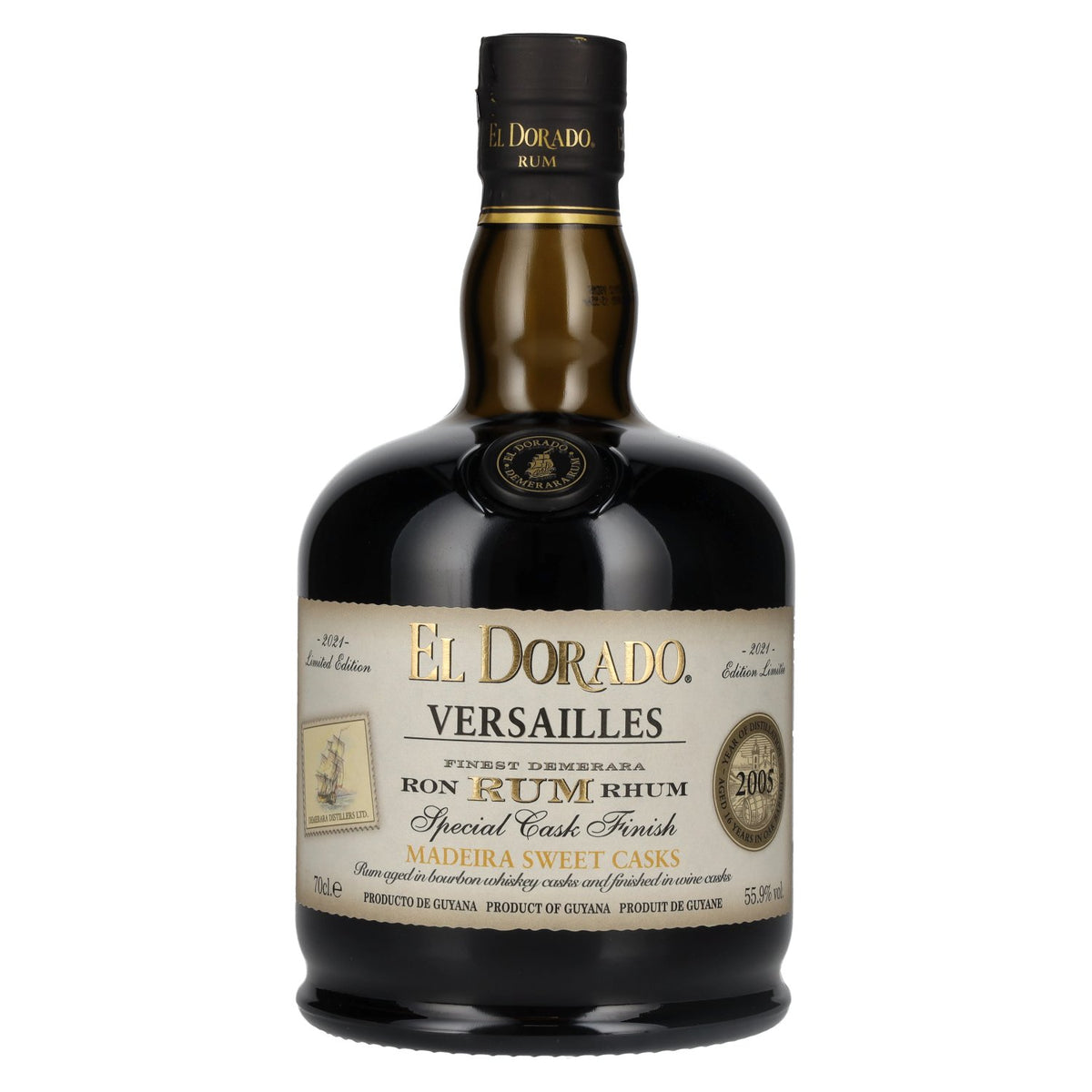El Dorado Rhum VERSAILLES Special Madeira Sweet Casks 2005 55,9% vol. 0,7l
