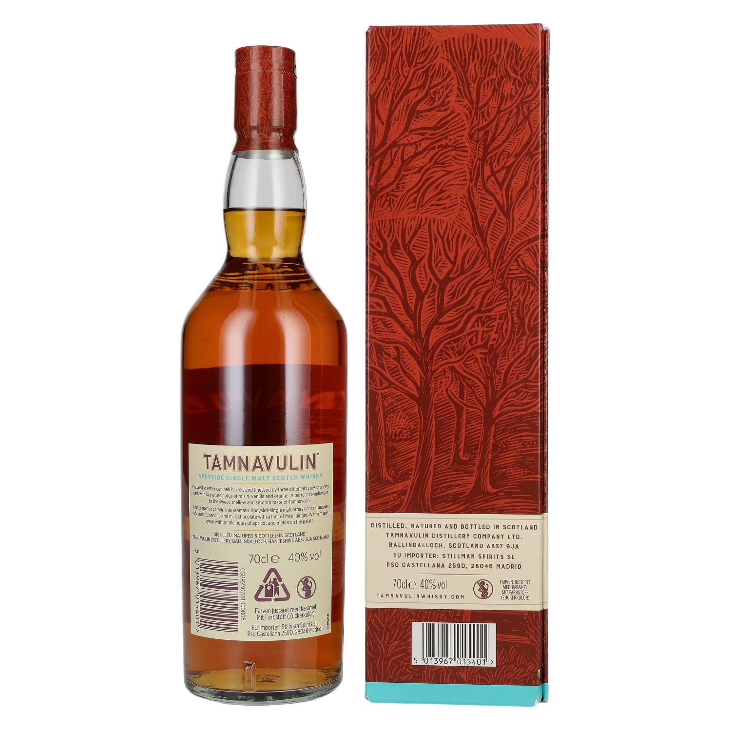 Tamnavulin SHERRY CASK Speyside Single Malt Scotch Whisky 40% vol. 0,7l en boîte cadeau