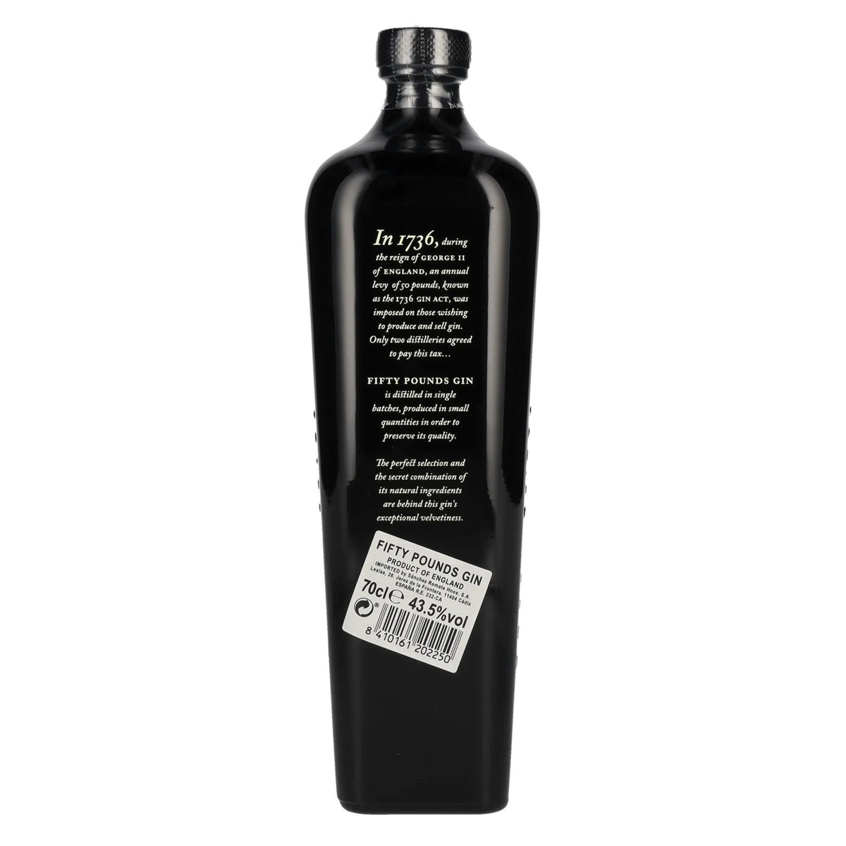Fifty Pounds Gin London Dry Gin 43,5% Vol. 0,7l