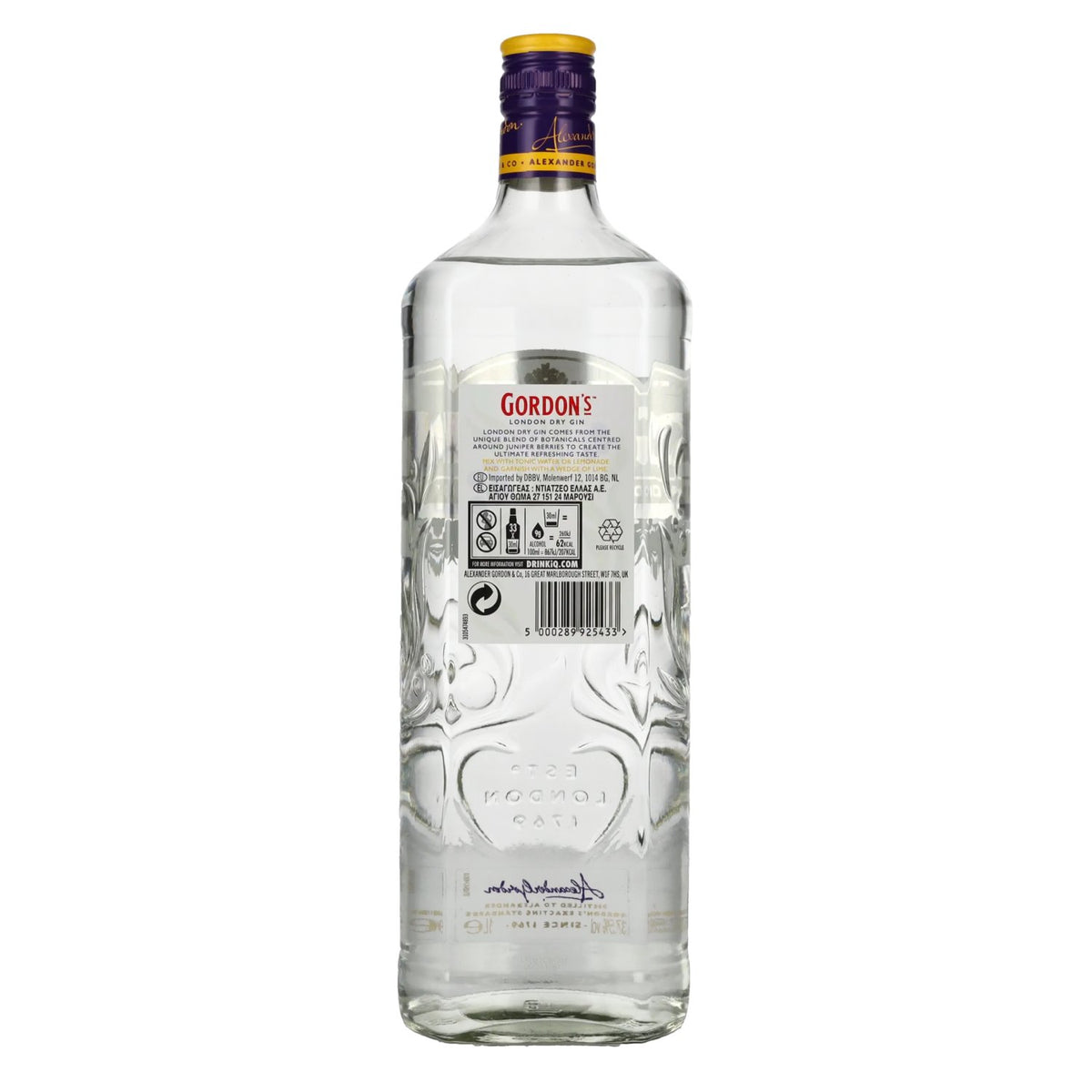 Gordon's London Dry Gin 37,5% Vol. 1l