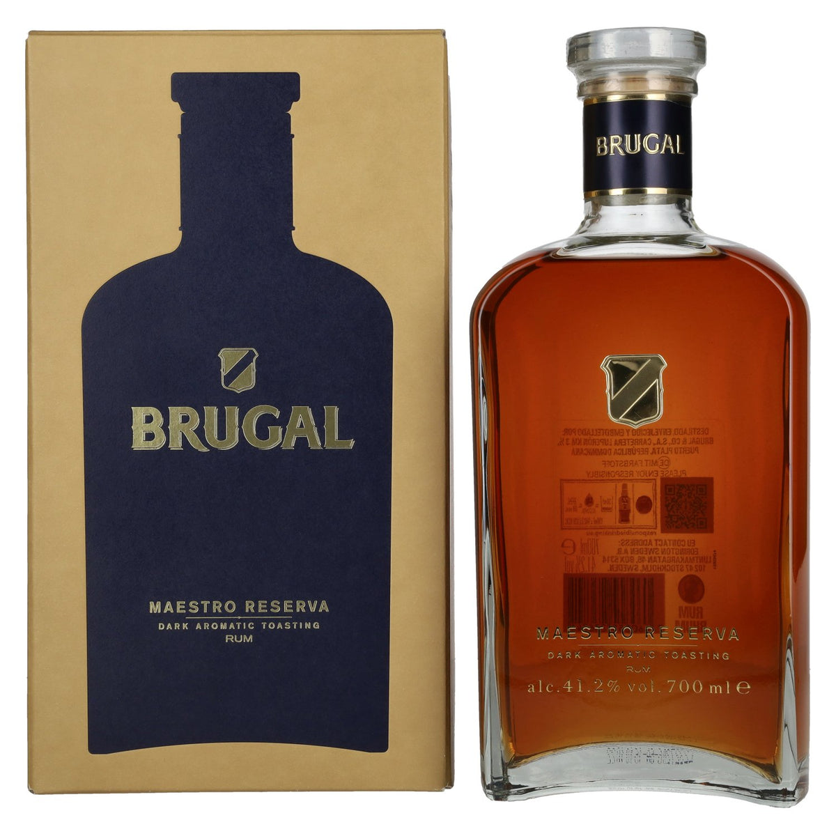 Brugal Maestro Reserva Rum 41,2% vol. 0,7l en boîte cadeau