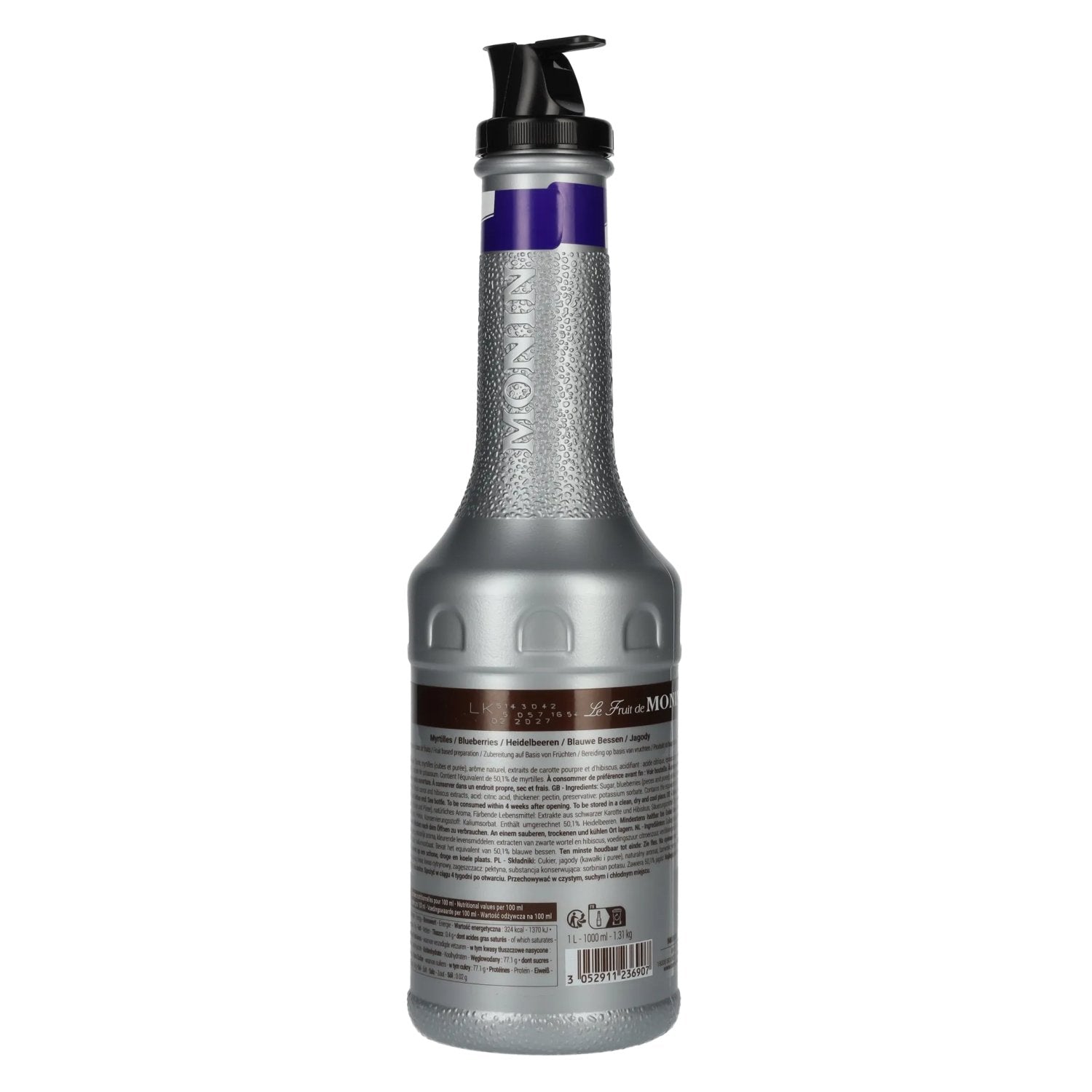 Monin purée de fruits MÛRES 1l PET