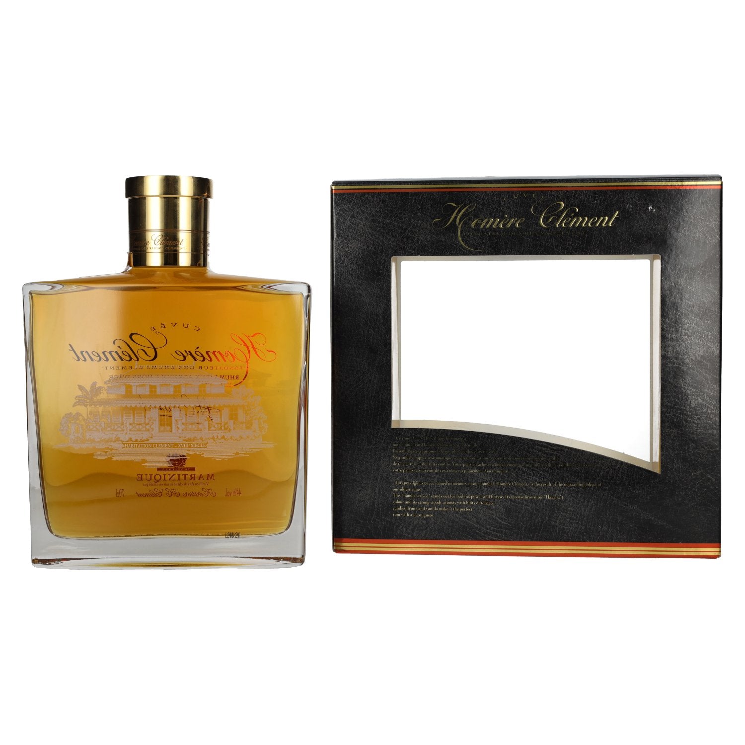 Homére Clément Cuvée Rhum Vieux Agricole Hors D'Âge 44% Vol. 0,7l in Geschenkbox