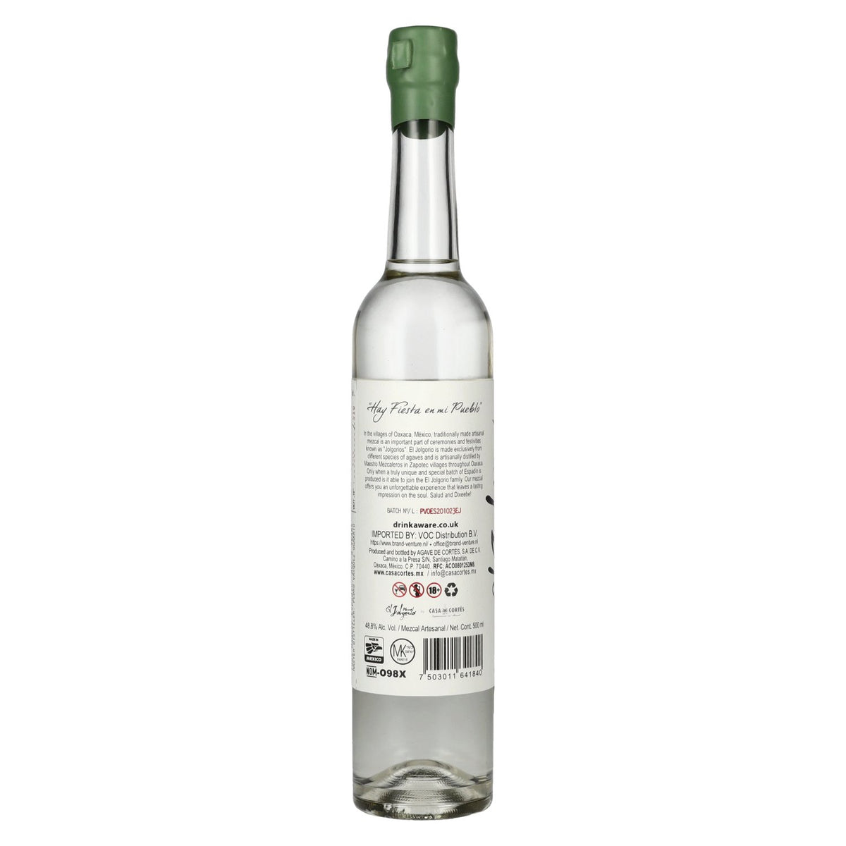 El Jolgorio Mezcal ESPADÍN 48,8% Vol. 0,5l