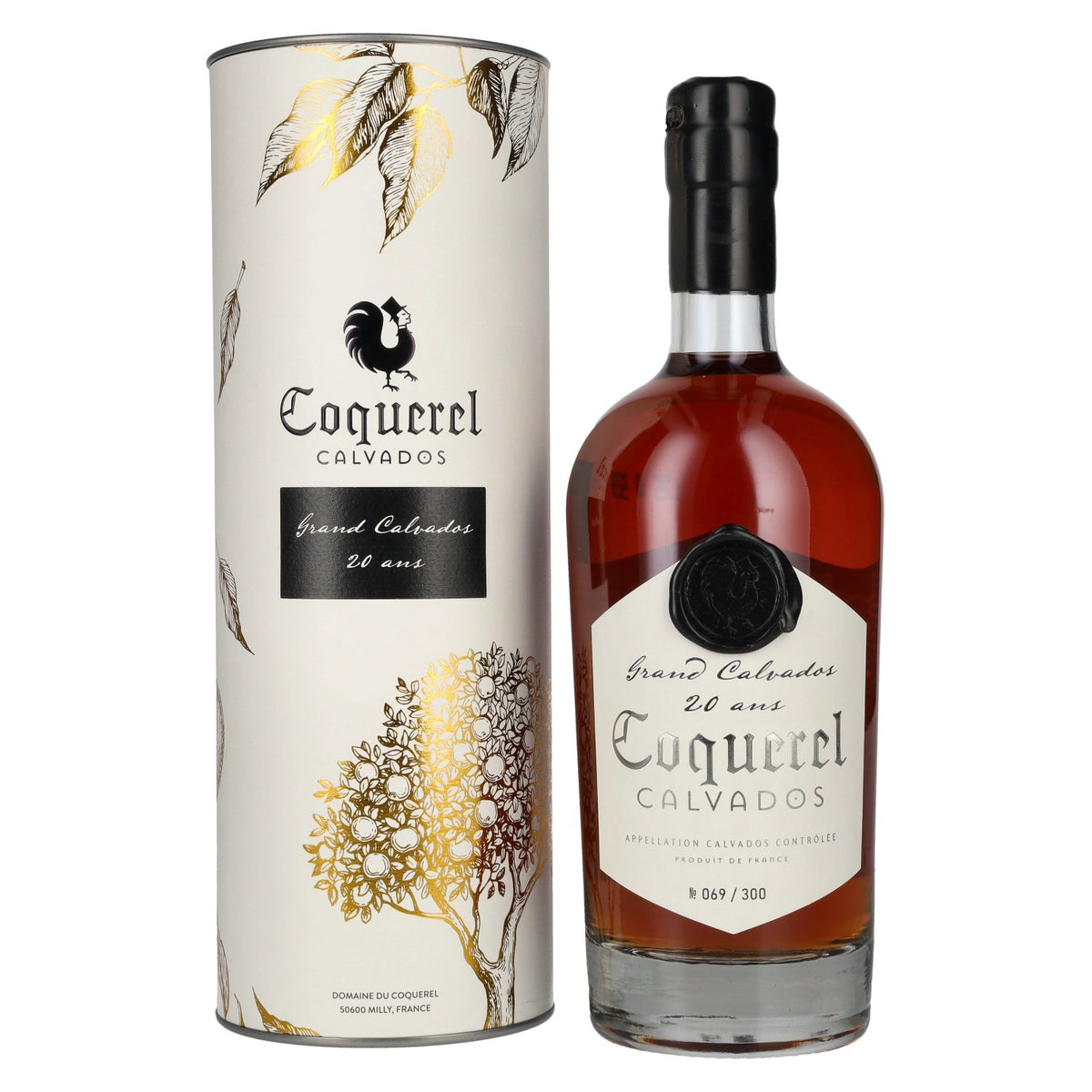 Coquerel Grand Calvados 20 Ans 42% Vol. 0,7l en coffret cadeau