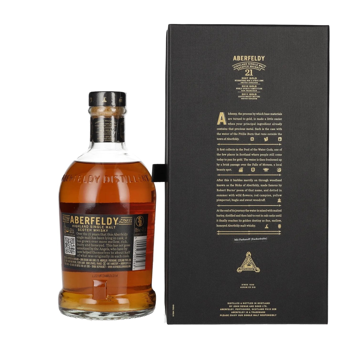 Aberfeldy 21 Years Old Highland Single Malt 40% Vol. 0,7l in Geschenkbox